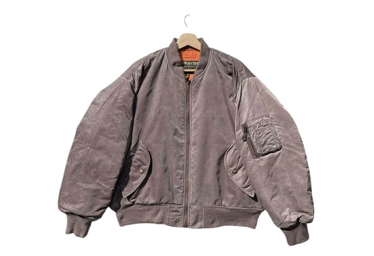 Japanese Brand 🔥Accept Binding Offer🔥 Sunfaded ABURAYSIA Bomber Jacket Size US M / EU 48-50 / 2 - 1 Thumbnail