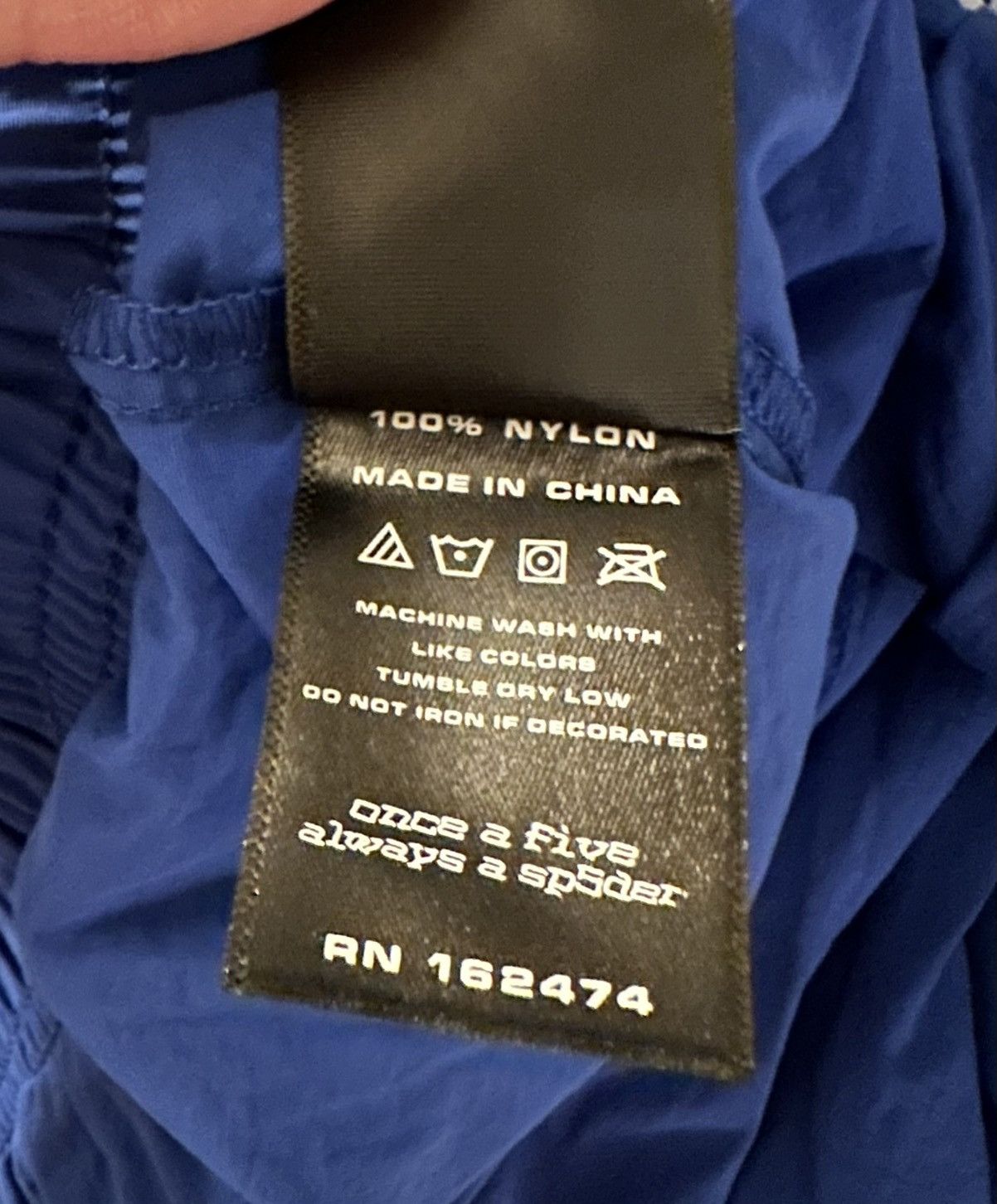 Sp5der Blue OG Web V2 Double Layer Short Size US 34 / EU 50 - 7 Thumbnail