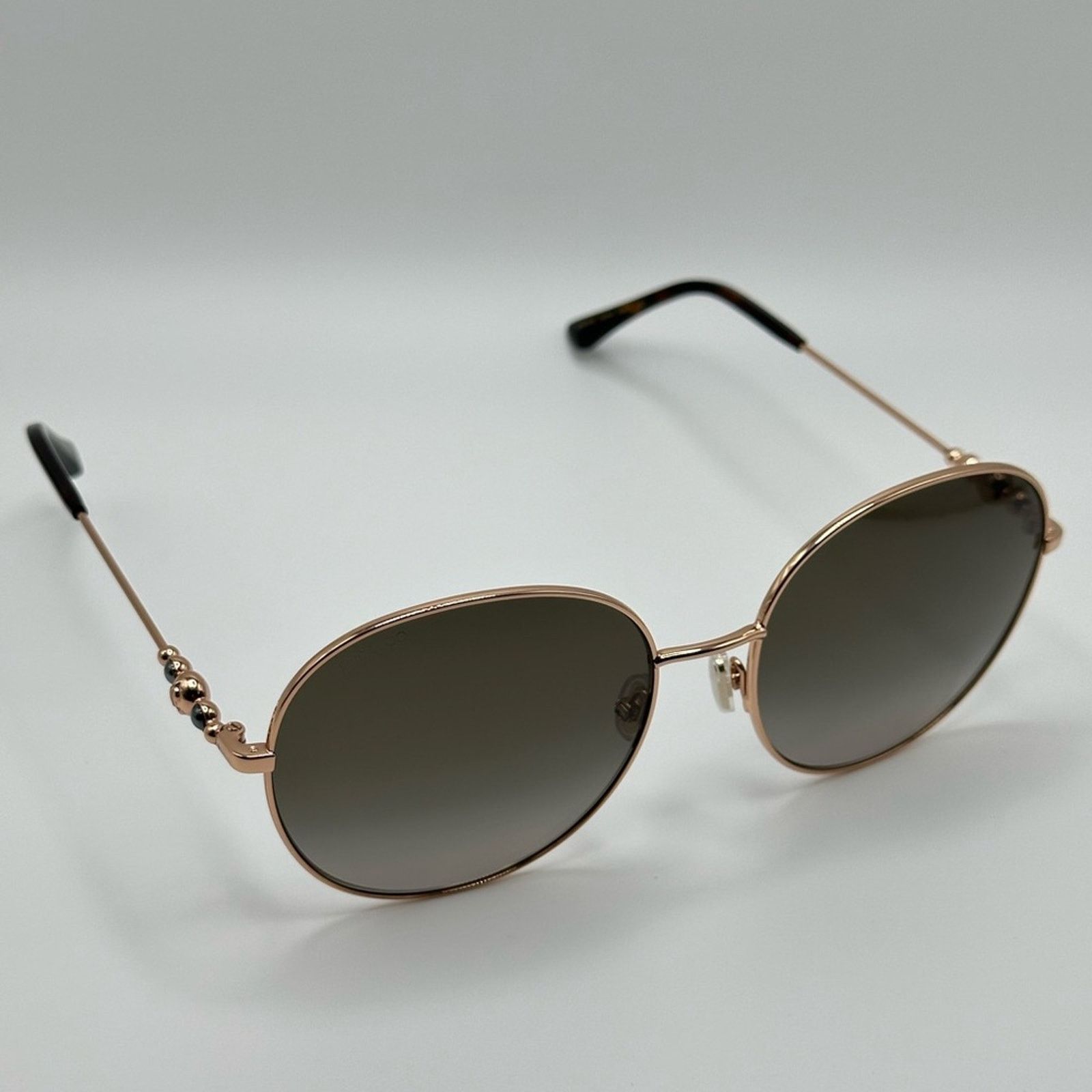 Jimmy Choo NEW JIMMY CHOO Birdie/S 06J Gold Brown Women Sunglasses Size ONE SIZE - 4 Thumbnail