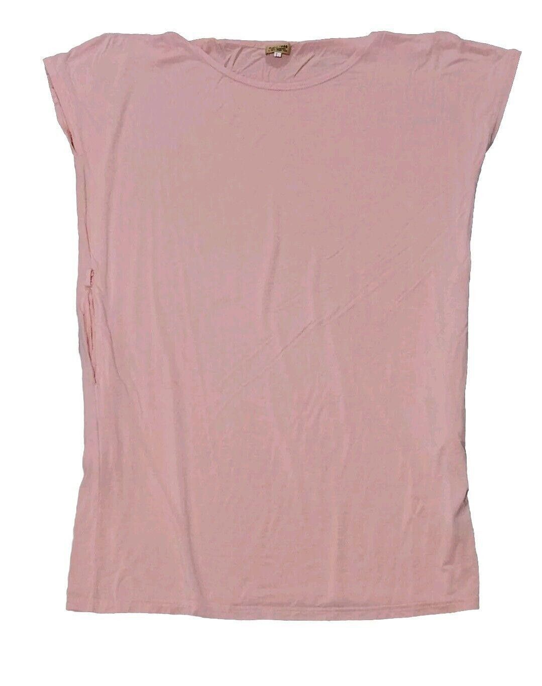Evan Picone Piko Dress Large Pockets Blush Pink Sheath T Shirt Style Size L / US 10 / IT 46 - 1 Thumbnail