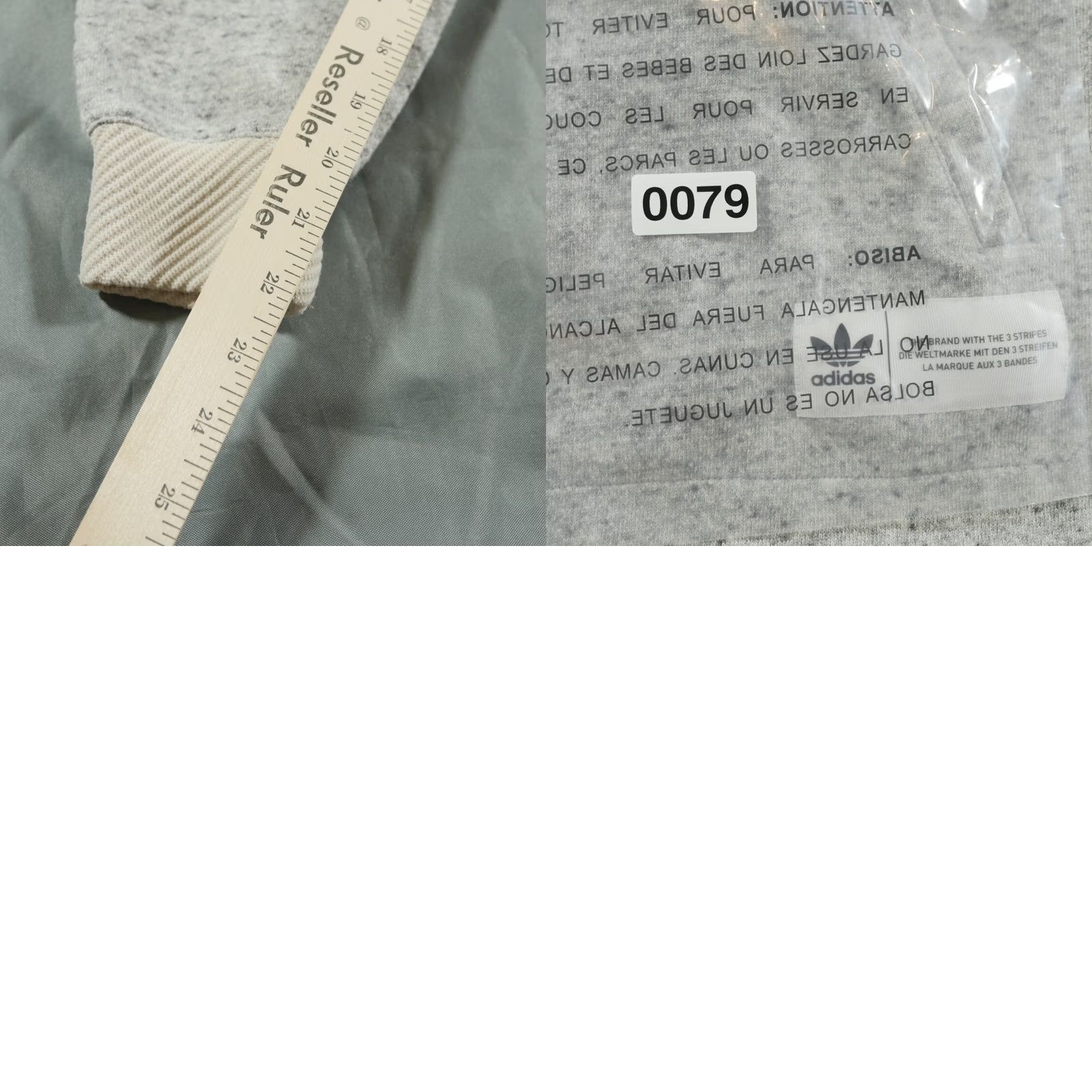 Adidas Adidas Sweater Mens Small Gray Hoodie Originals Trefoil Sweatshirt Hybrid BS4574 Size US S / EU 44-46 / 1 - 9 Thumbnail