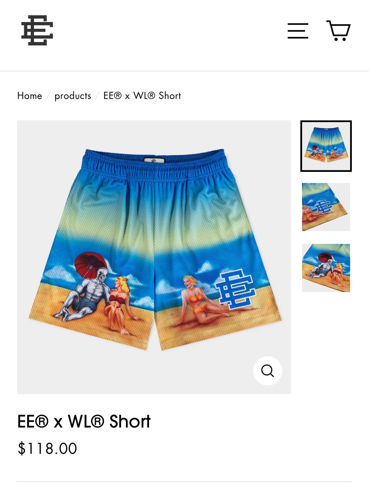 Eric Emanuel × Warren Lotas NEW Eric Emanuel x Warren Lotas Shorts Large Size US 34 / EU 50 - 9 Thumbnail