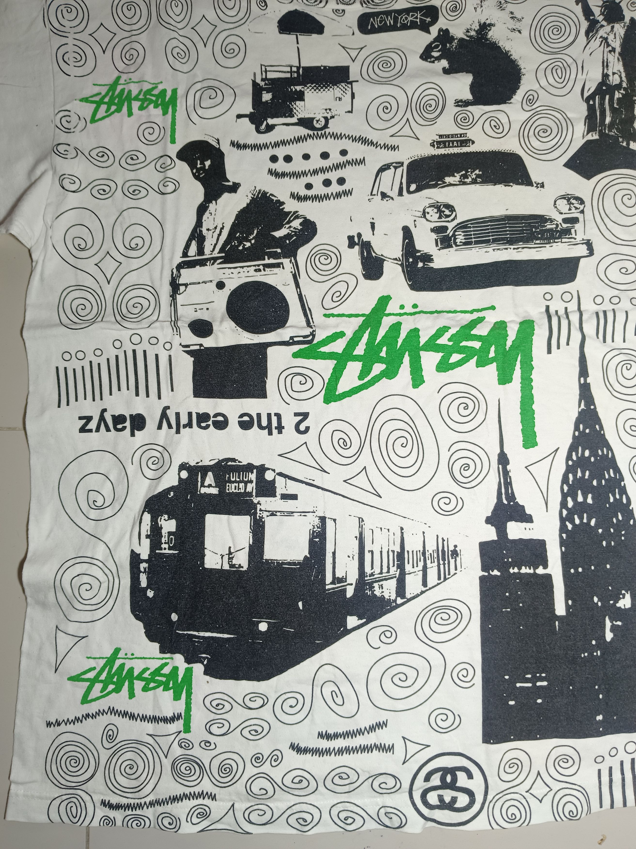 Stussy × Vintage Vintage Rare Stussy T-shirt Size US L / EU 52-54 / 3 - 5 Thumbnail