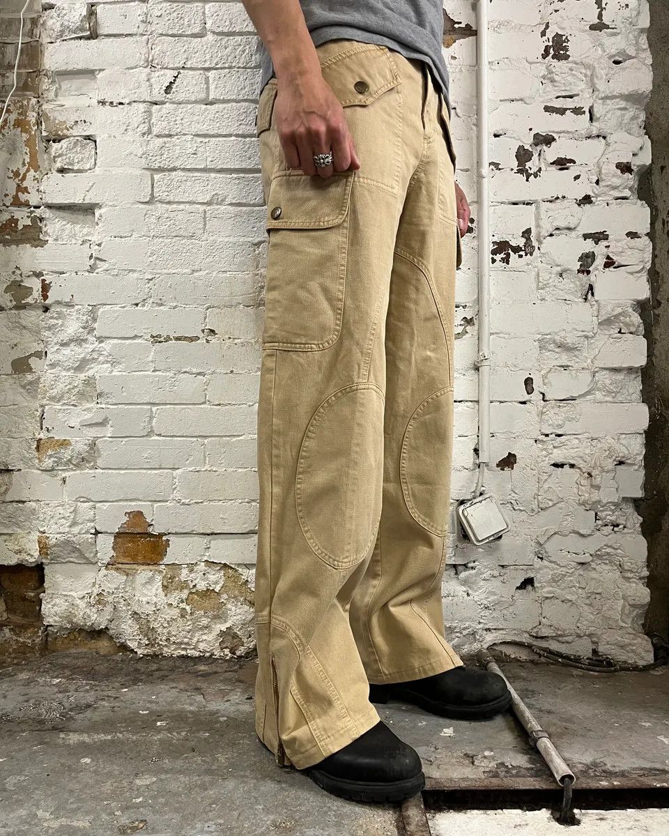 Dolce & Gabbana SS2003 Dolce & Gabbana Multi-Pocket Combat Beige Cargo Pants Size US 32 / EU 48 - 2 Thumbnail