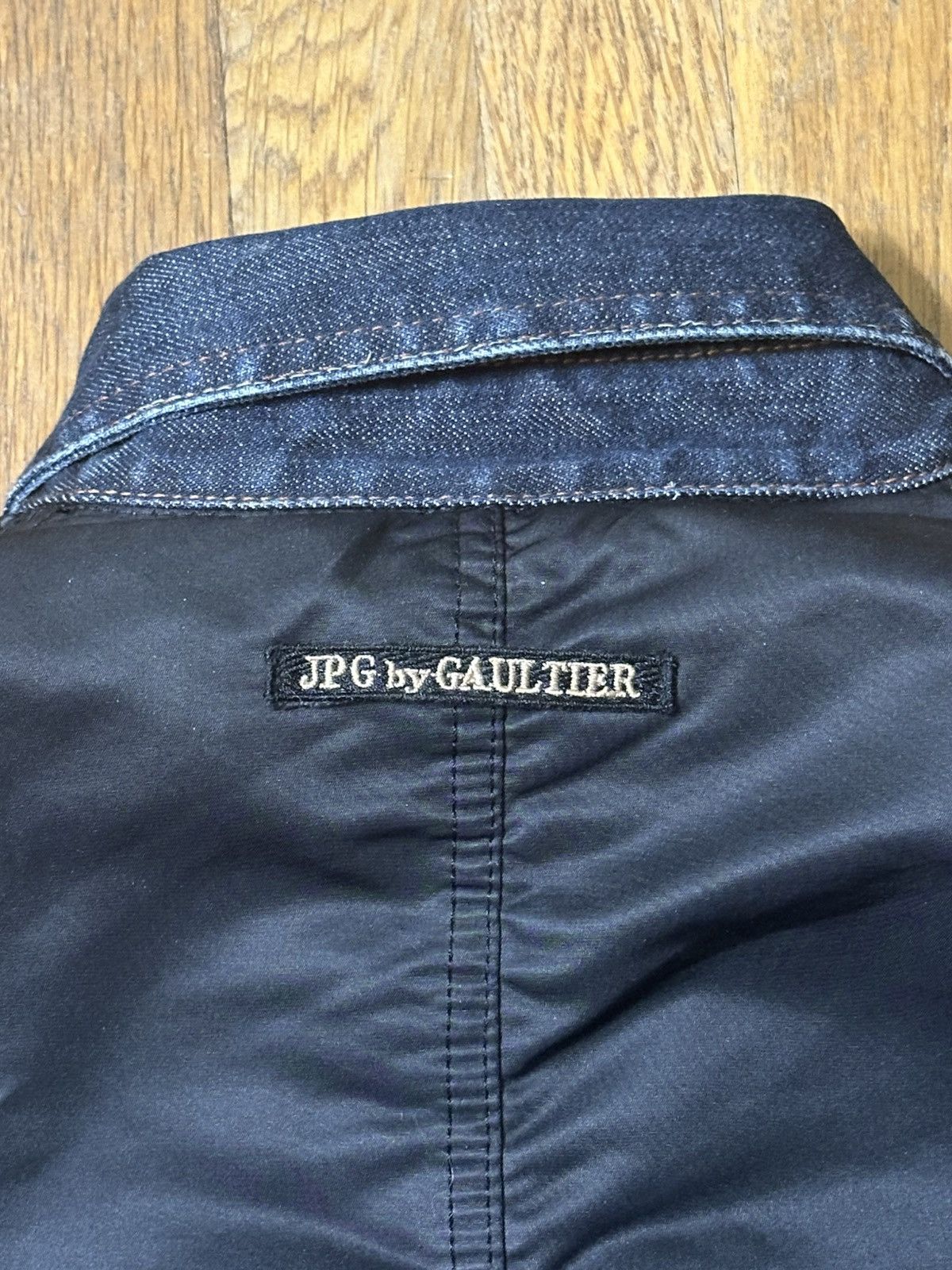 Jean Paul Gaultier Jean Paul Gaultier Reversible Denim Bomber Jacket Size US S / EU 44-46 / 1 - 5 Thumbnail