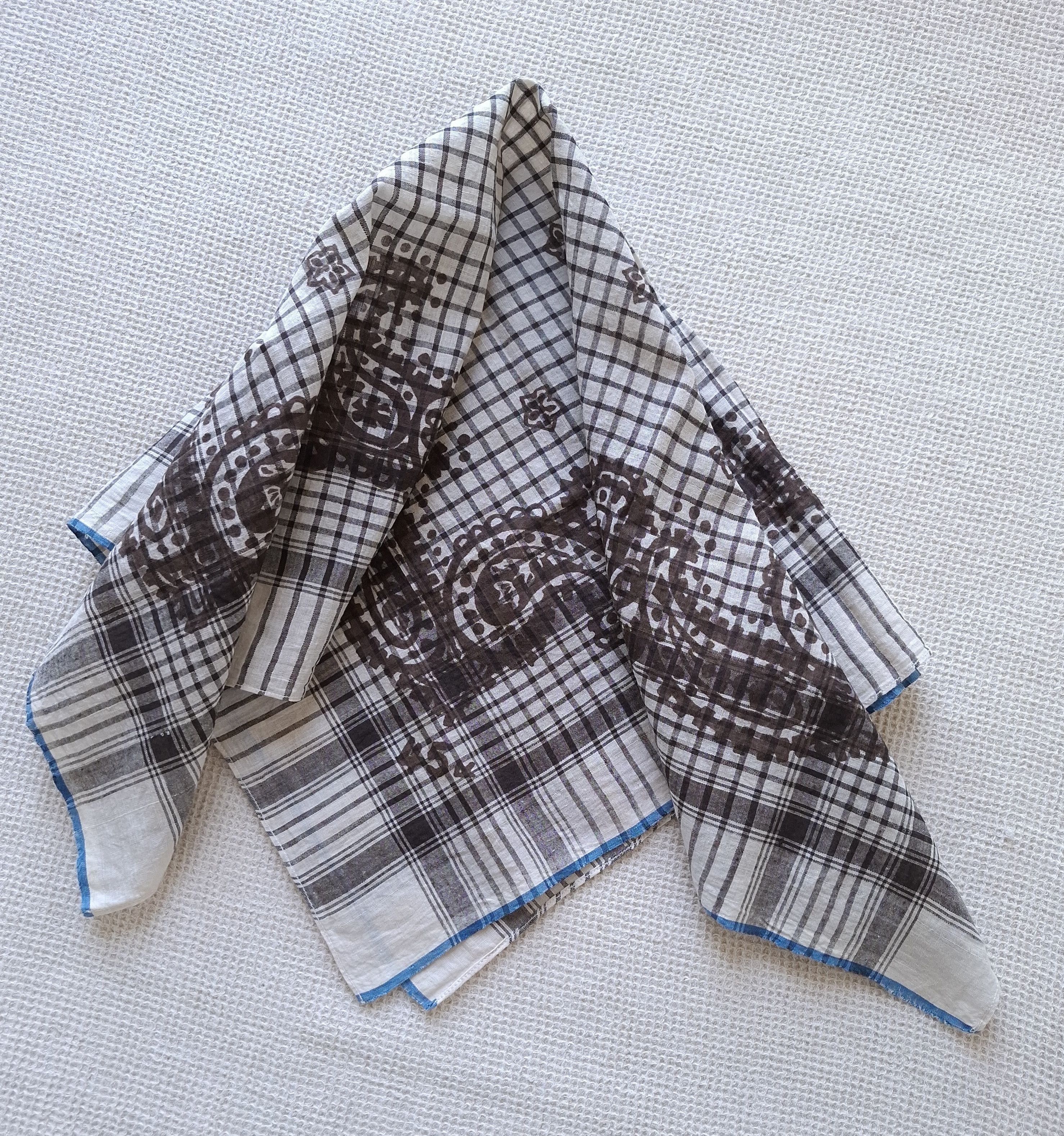 45rpm × Vintage 45rpm Bandana/Neckerchief/Scarf like new 45r Size ONE SIZE - 4 Thumbnail