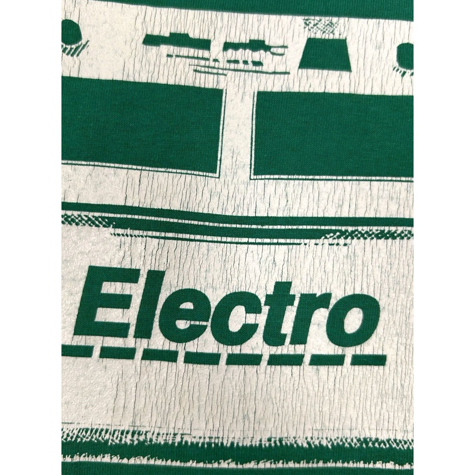 Vintage VINTAGE Electro Always Starting Something Promo Tee Green Large Men Size US L / EU 52-54 / 3 - 3 Thumbnail