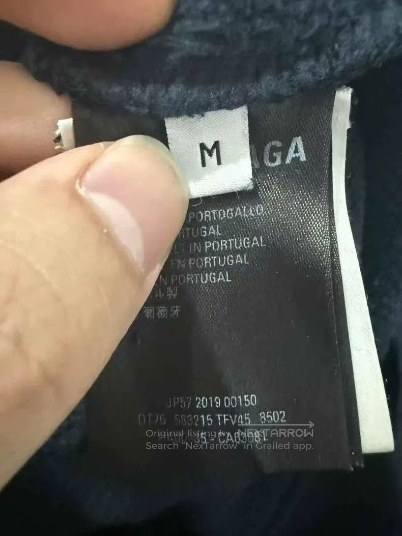 Balenciaga Balenciaga Blue and Black Embroidery Logo Hoodie Size US M / EU 48-50 / 2 - 4 Thumbnail