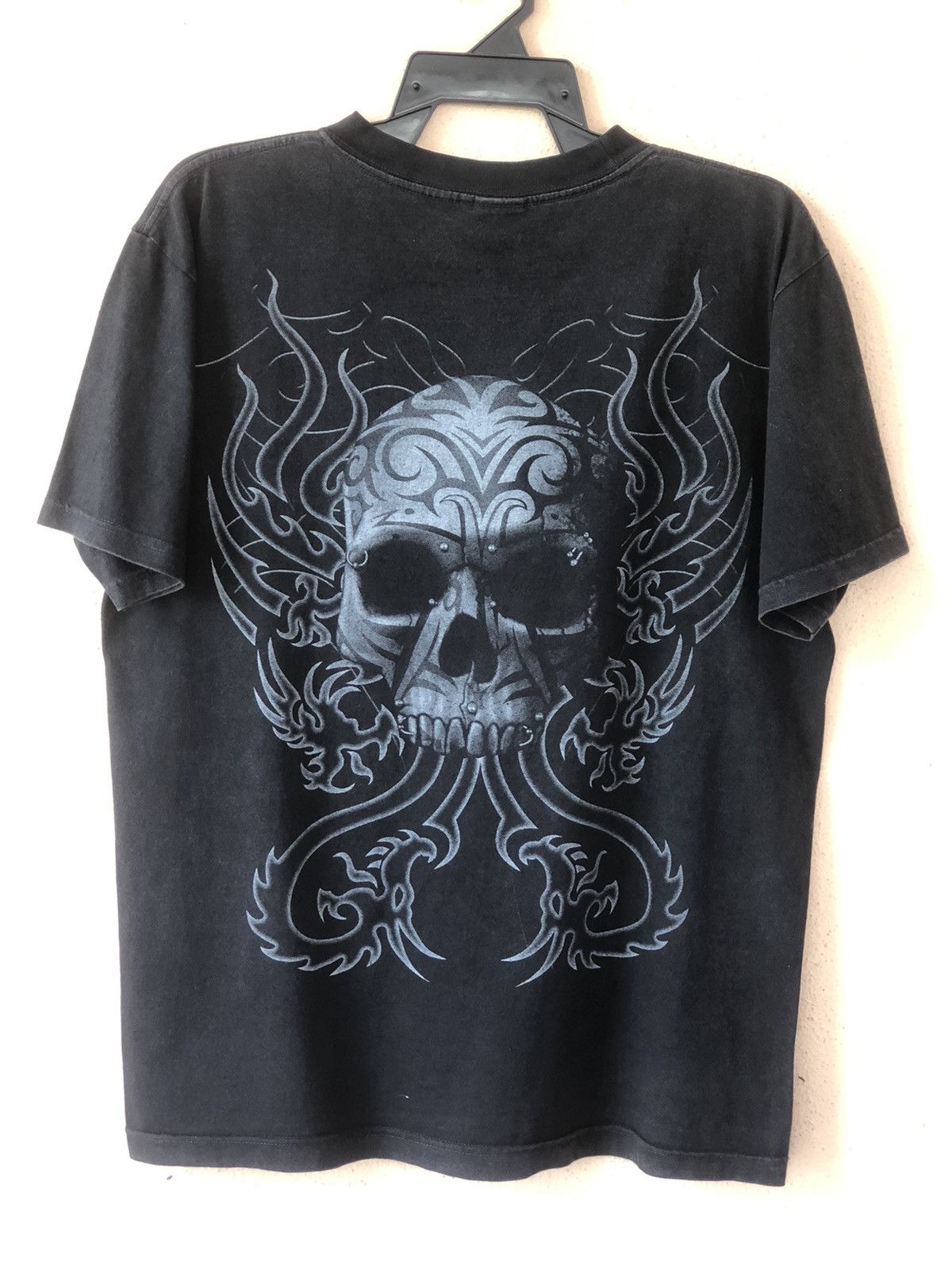 Vintage Vintage Head Skull Tatoo Art Rare Tee Size US L / EU 52-54 / 3 - 2 Thumbnail
