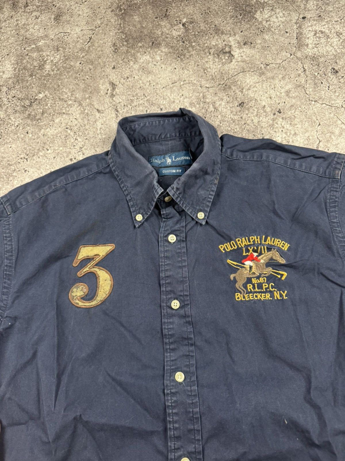Polo Ralph Lauren Polo Ralph Lauren Bleecker NY Big Logo Casual Shirt ButtonUp Size US L / EU 52-54 / 3 - 2 Thumbnail