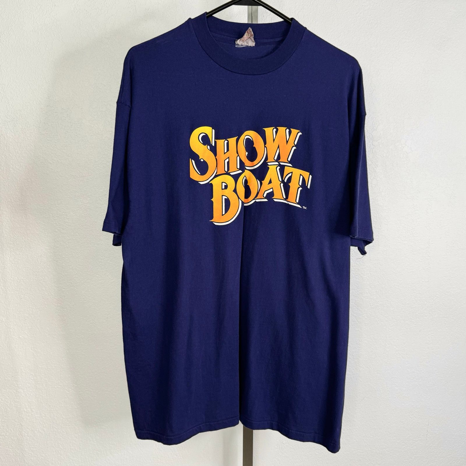 Vintage Vintage Show Boat T-Shirt Musical Movie Promo Blue Size US XL / EU 56 / 4 - 2 Thumbnail