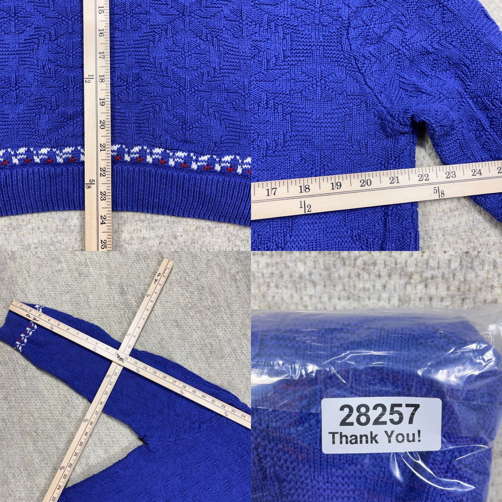 Vintage VINTAGE Cabela's Christmas Sweater Women L Blue Knit 90s Y2K Snowman Pullover Crew Neck Embroidered Logo Size L / US 10 / IT 46 - 8 Thumbnail
