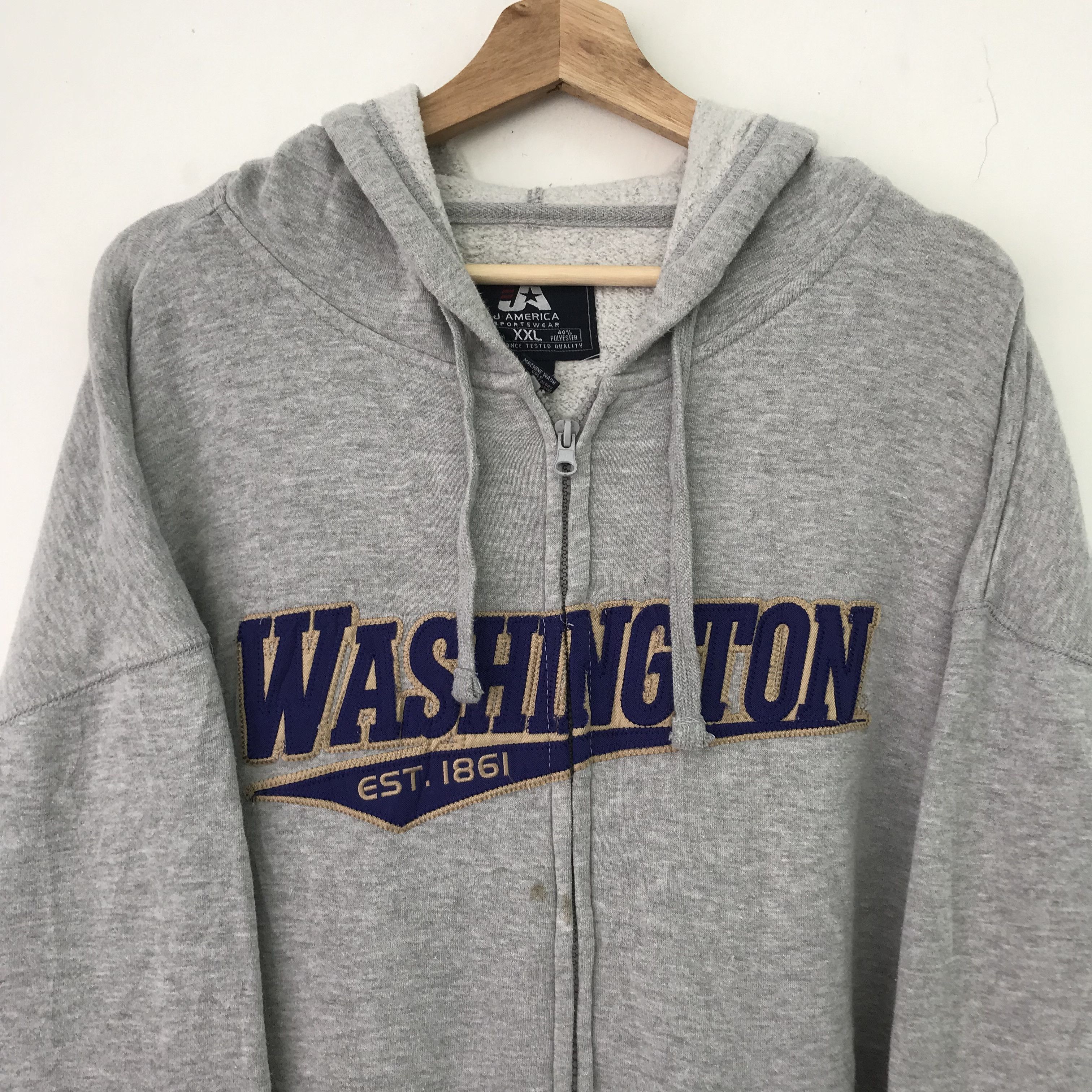 Vintage Vintage Washington Gray Sweater - 521 Size US XXL / EU 58 / 5 - 3 Thumbnail