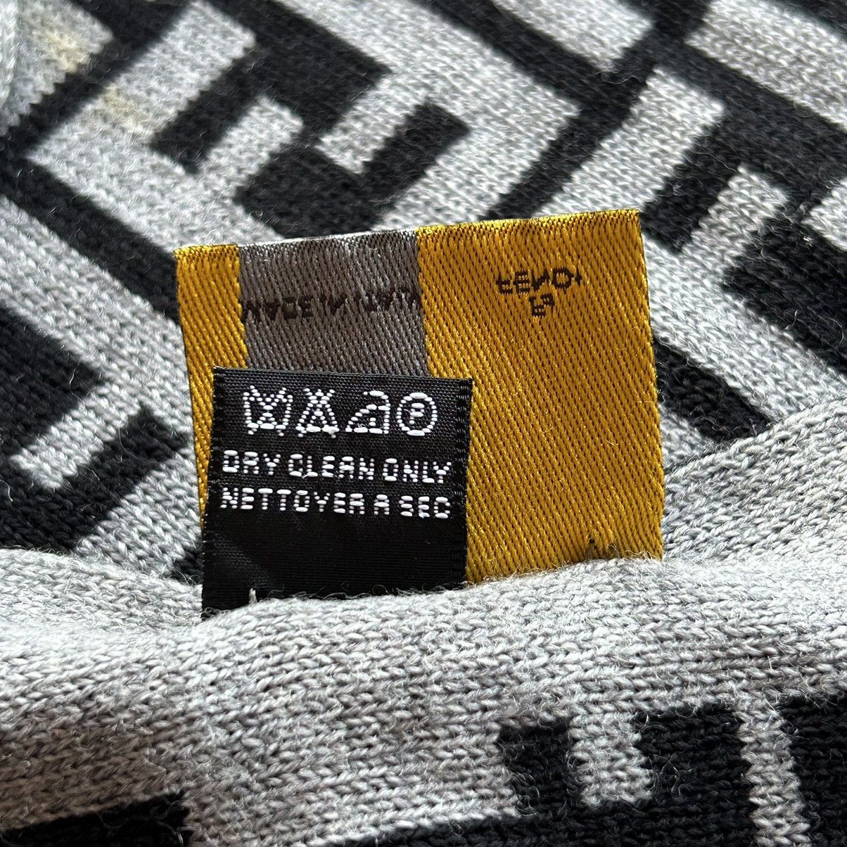 Fendi Fendi FF Logo Scarf Wool Size ONE SIZE - 8 Thumbnail