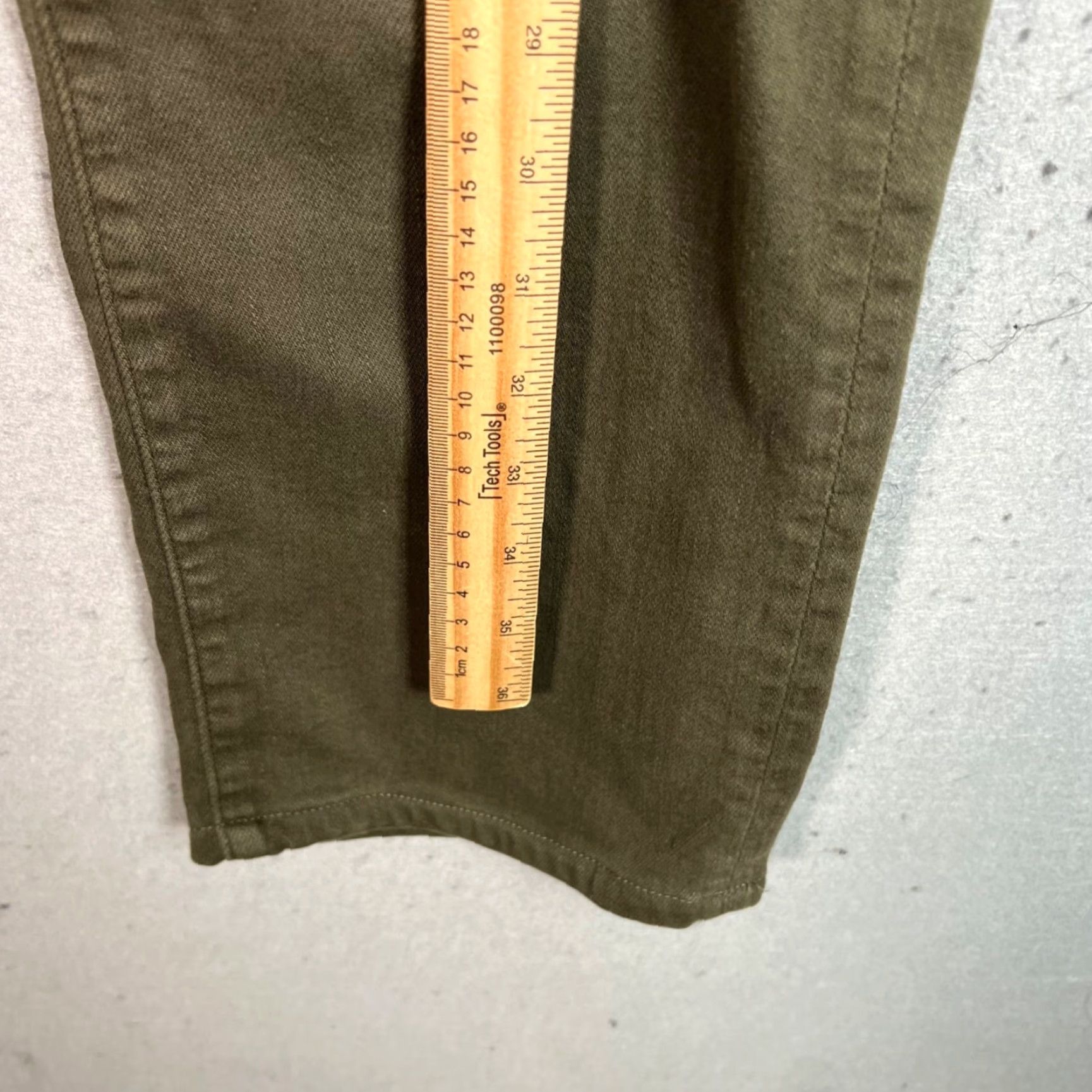 7 For All Mankind 7 For All Mankind Mens Pants Size 33 Green Slim Fit Slimmy Luxe Performance Size US 33 - 7 Thumbnail