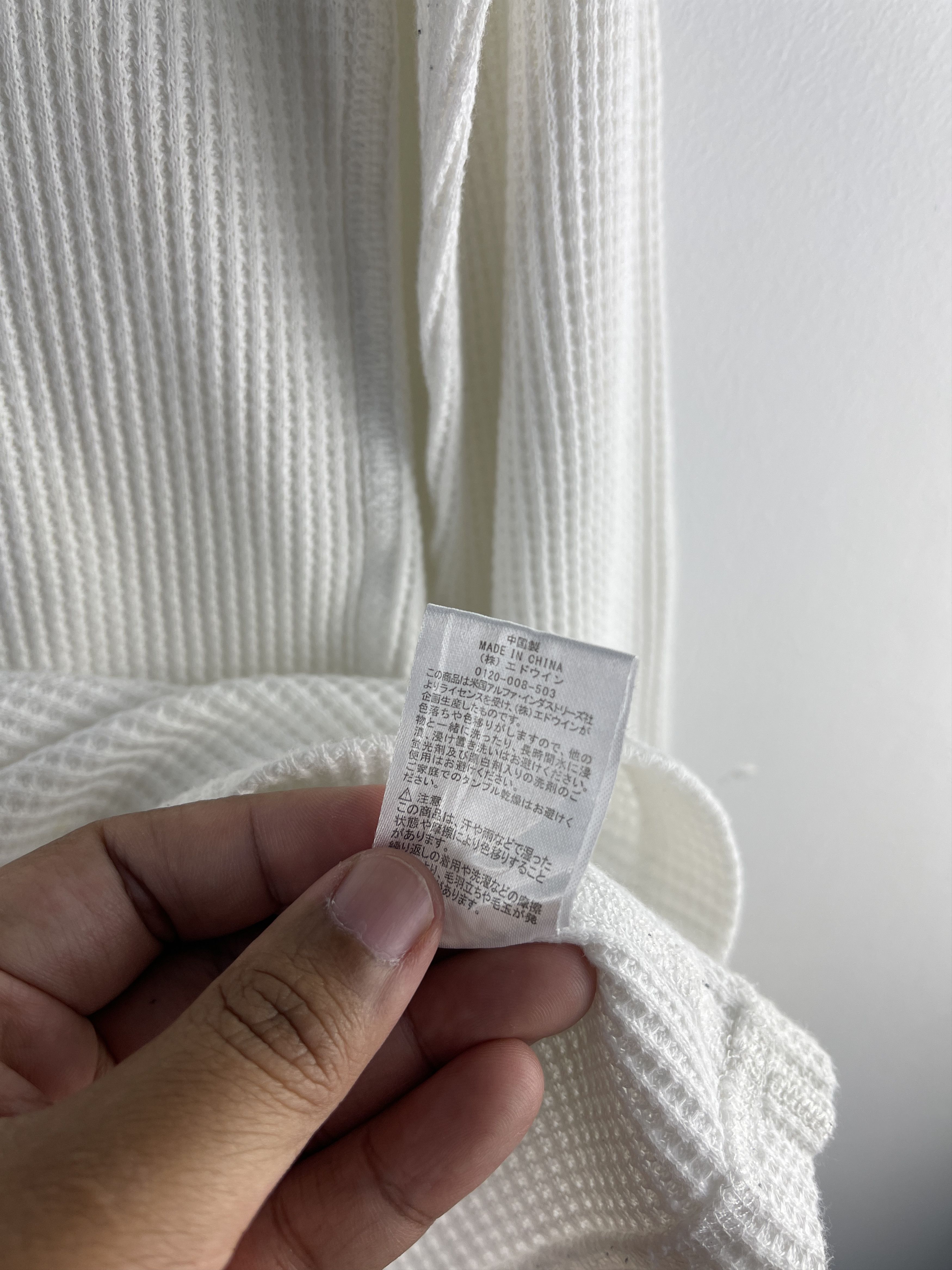 Alpha Industries Alpha Industries Long Sleeve Waffle Shirt Size US S / EU 44-46 / 1 - 11 Thumbnail