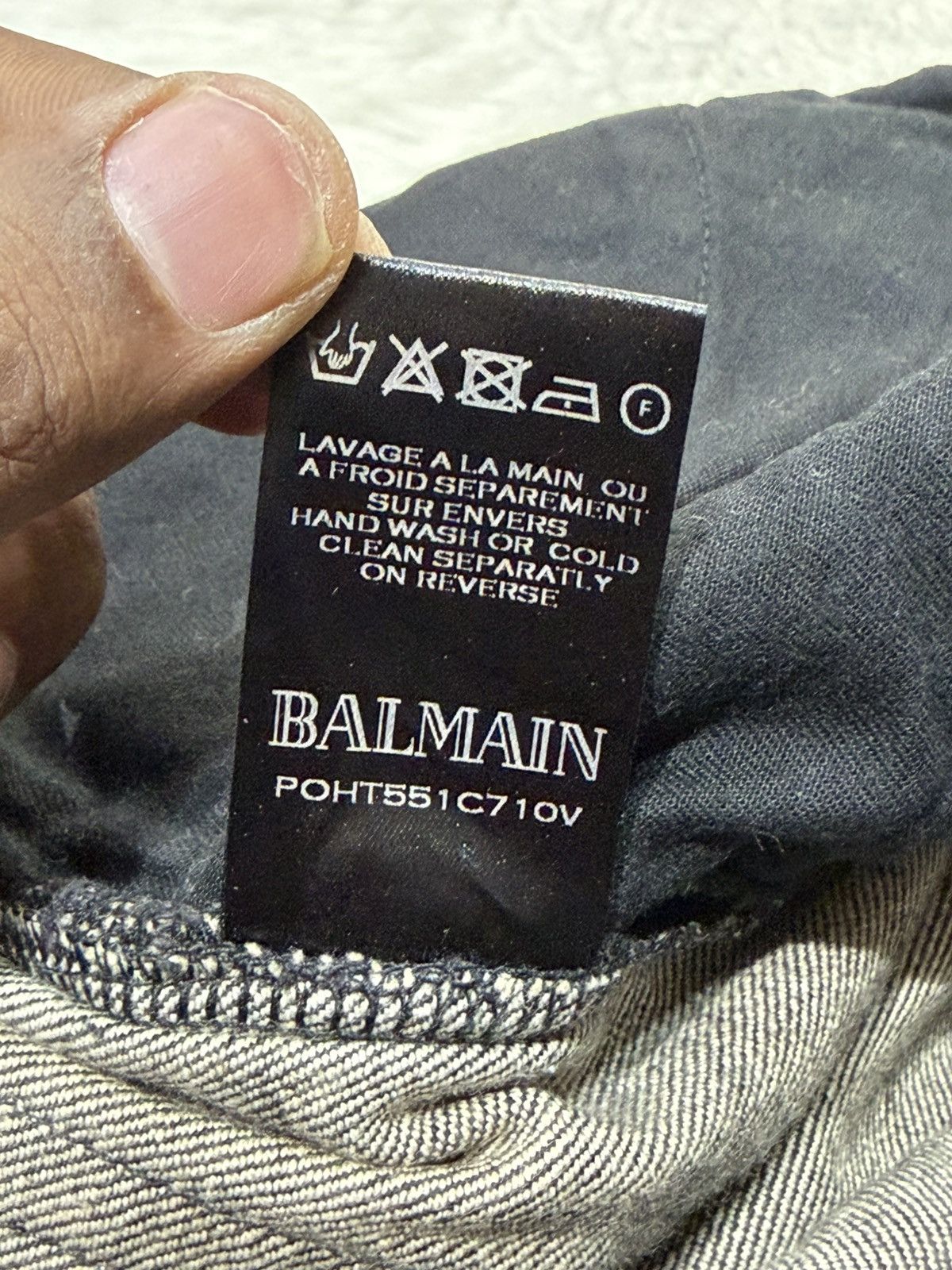 Balmain Balmain Paris biker’s jeans Size US 30 / EU 46 - 2 Thumbnail