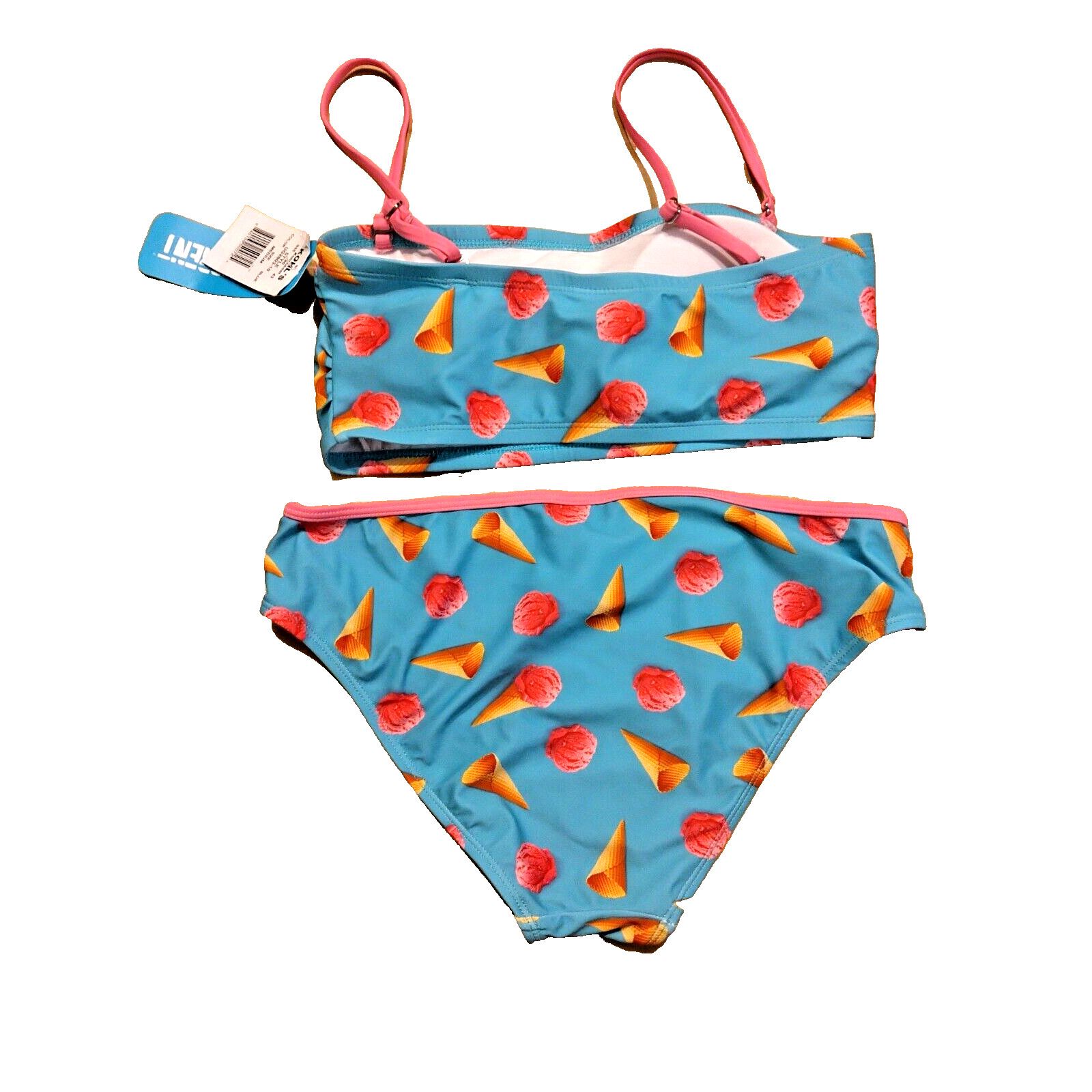 The Unbranded Brand Women's Undercurrent Blue 2 Pc. Bathing Suit Swim Medium NWT Size ONE SIZE - 3 Thumbnail