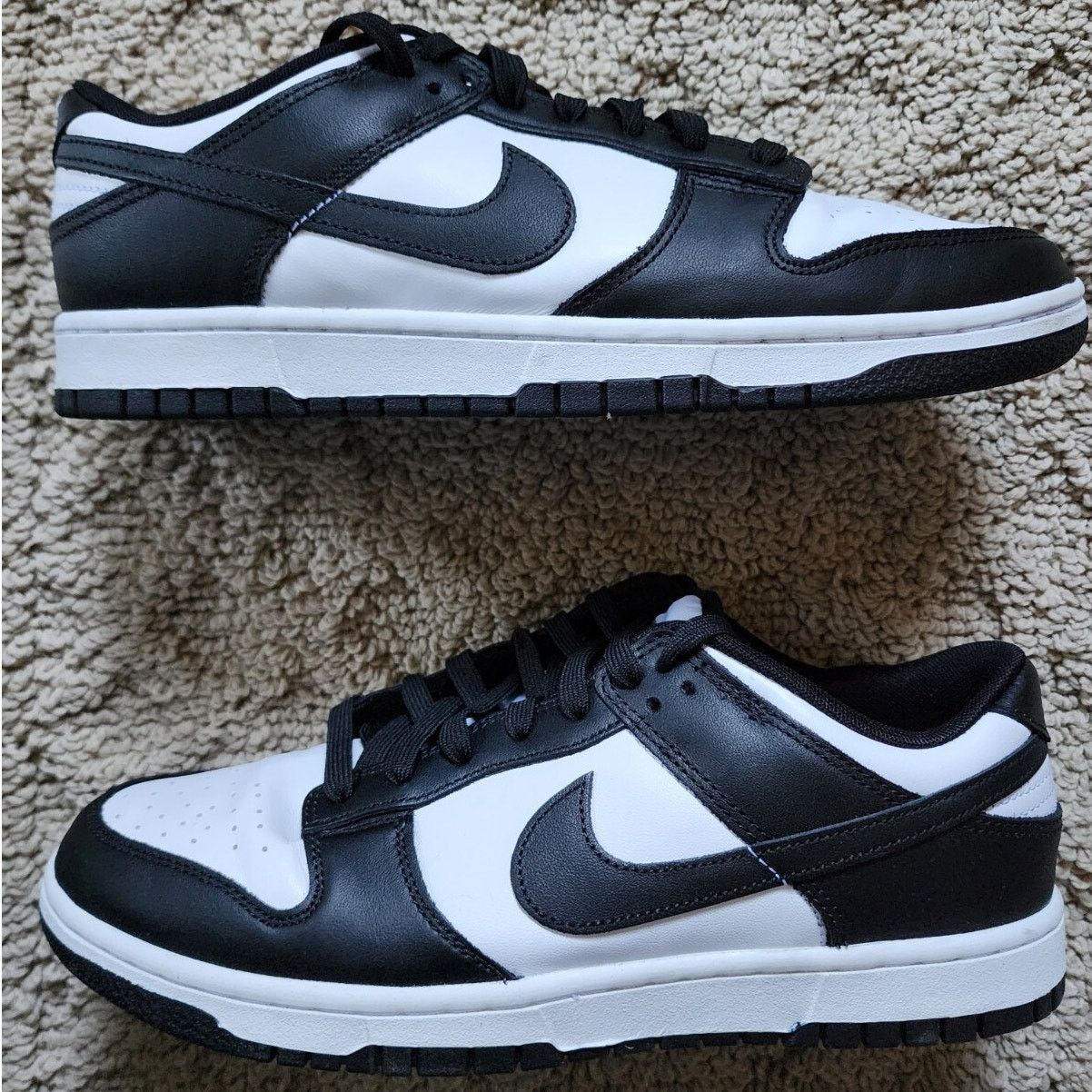 Nike Nike Dunk Low Black White Pre-Owned Sz 10 Size US 10 / EU 43 - 2 Thumbnail
