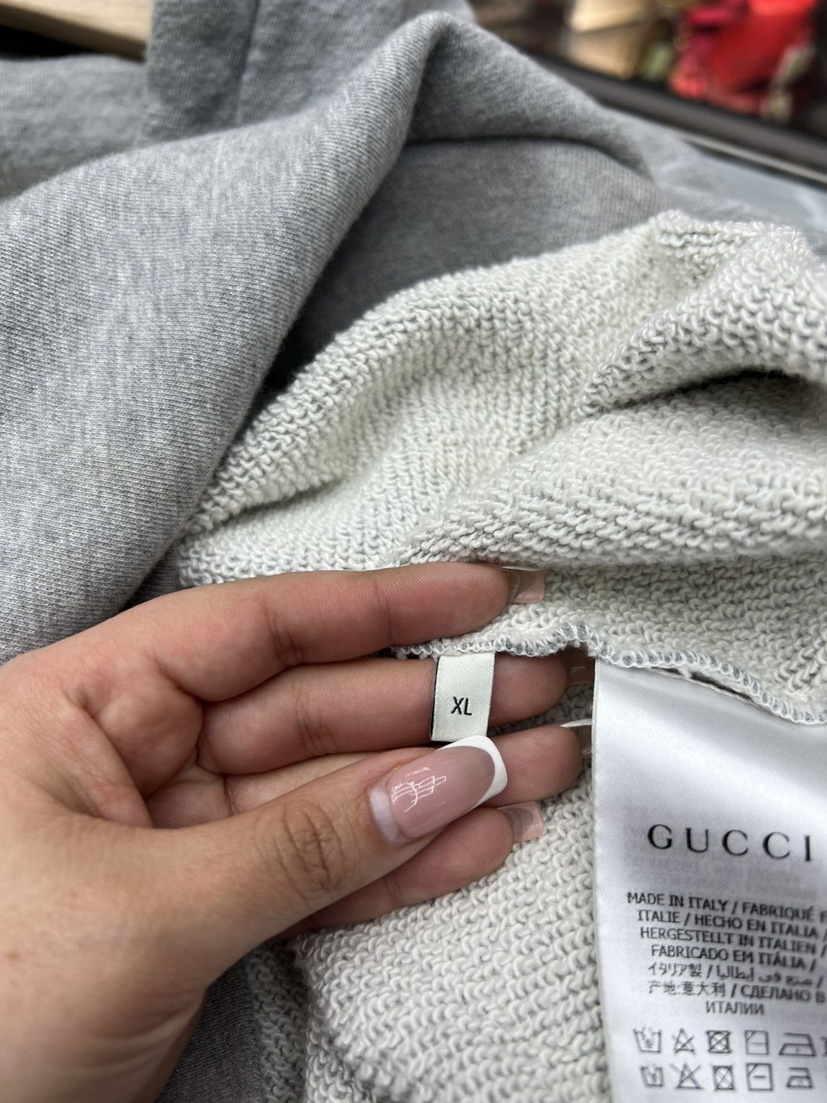 Gucci Gucci Grey Pullover Hoodie Size US XL / EU 56 / 4 - 9 Thumbnail