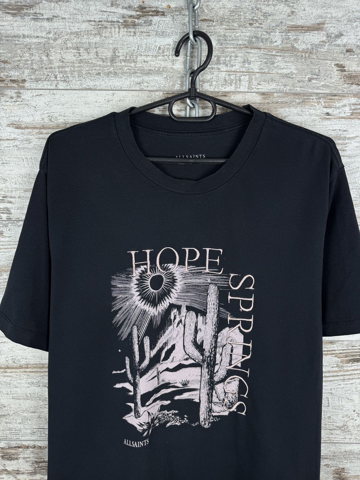 Allsaints × Japanese Brand Mens Vintage AllSaints CACTI BOYFRIEND TEE T-shirt luxury Size US L / EU 52-54 / 3 - 3 Thumbnail
