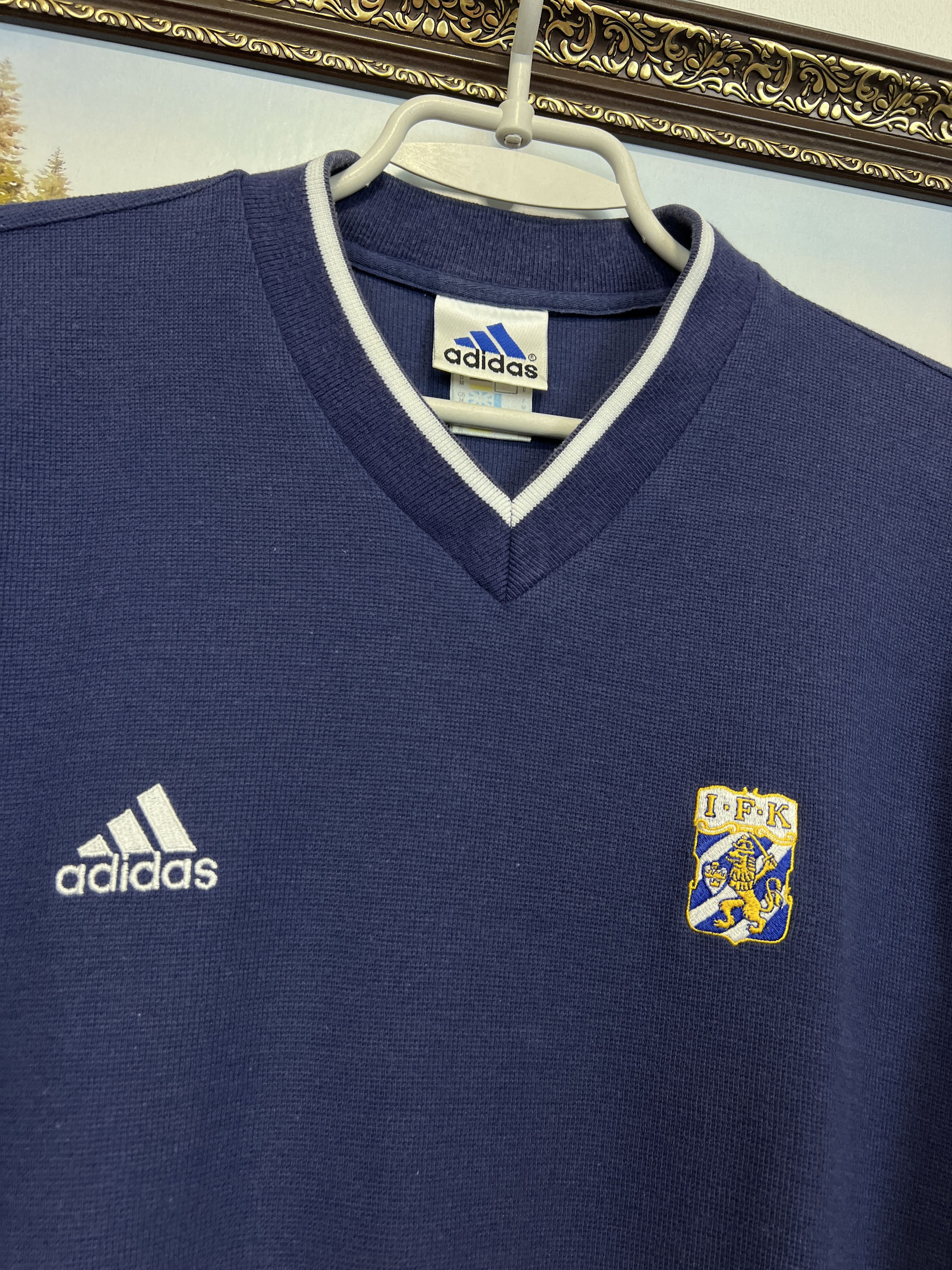 Adidas Vintage 90's IFK Goteborg Football Train Shirt Soccer Jersey Size US M / EU 48-50 / 2 - 3 Thumbnail
