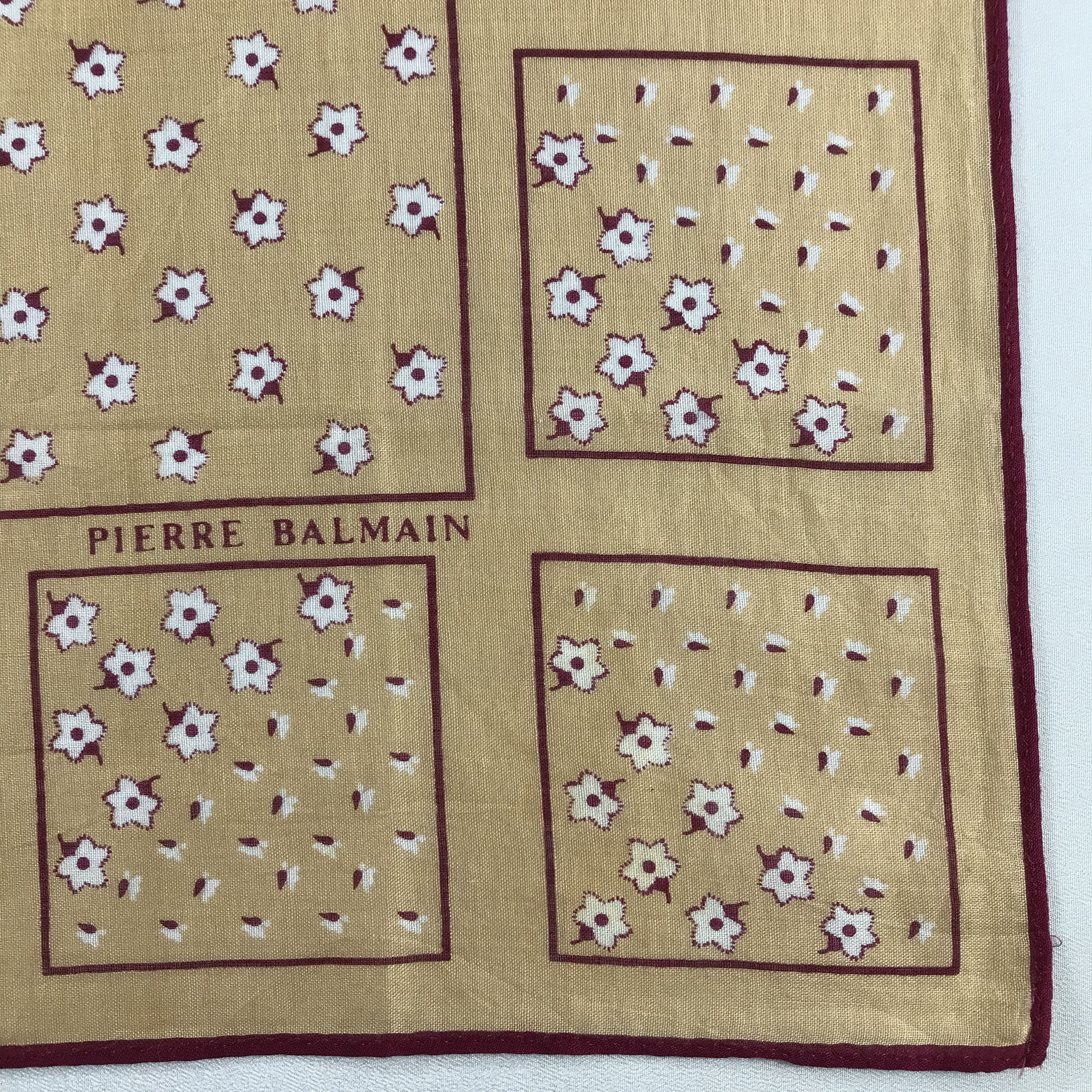 Pierre Balmain Pierre Balmain Handkerchief / Bandana / Neckerchief C585 Size ONE SIZE - 5 Thumbnail
