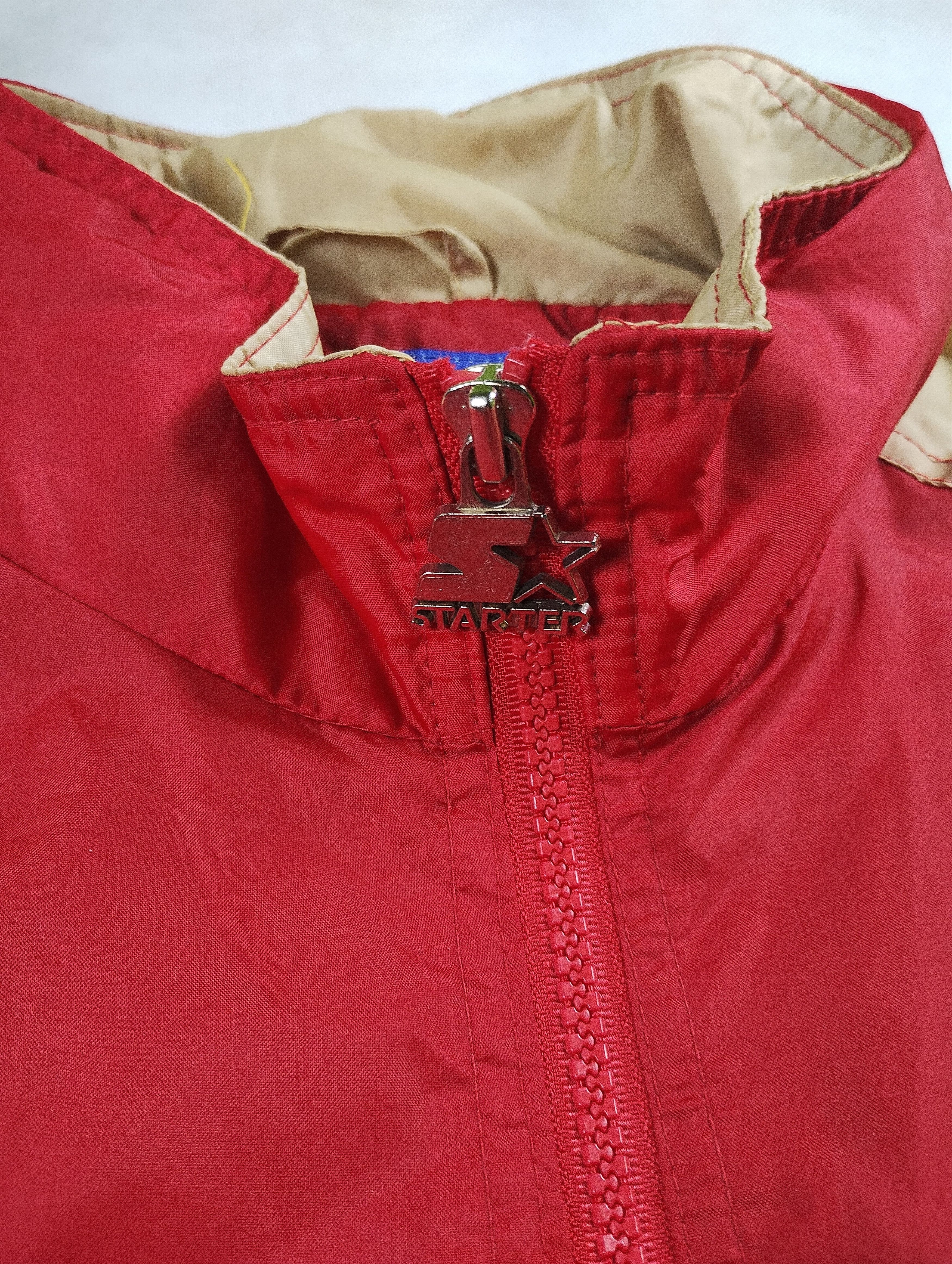 NFL × Starter Light jacket Starter NFL Red gold vintage 90s Size US M / EU 48-50 / 2 - 3 Thumbnail