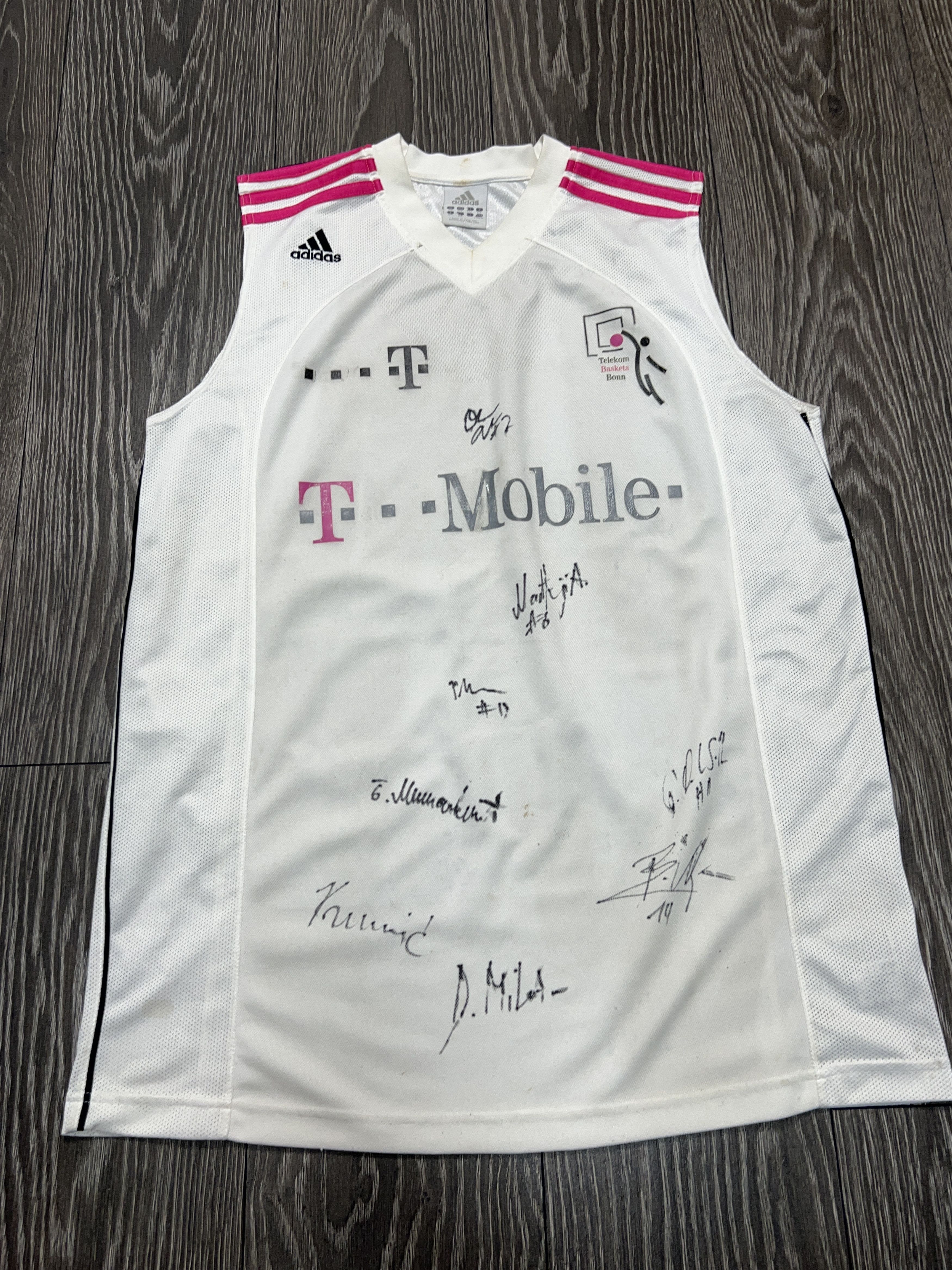 NBA Lot x3 Adidas Telekom Baskets Bonn Basketball Jersey Size US XL / EU 56 / 4 - 8 Thumbnail