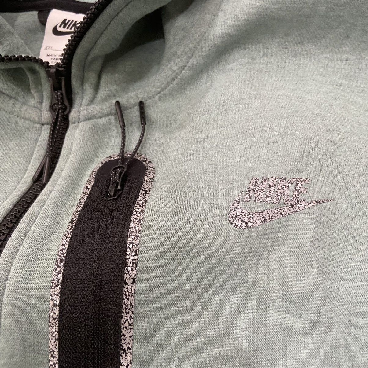 Nike Nike Tech Fleece Full Zip Hoodie Heather Teal Grey Mens XXL Size US XXL / EU 58 / 5 - 3 Thumbnail