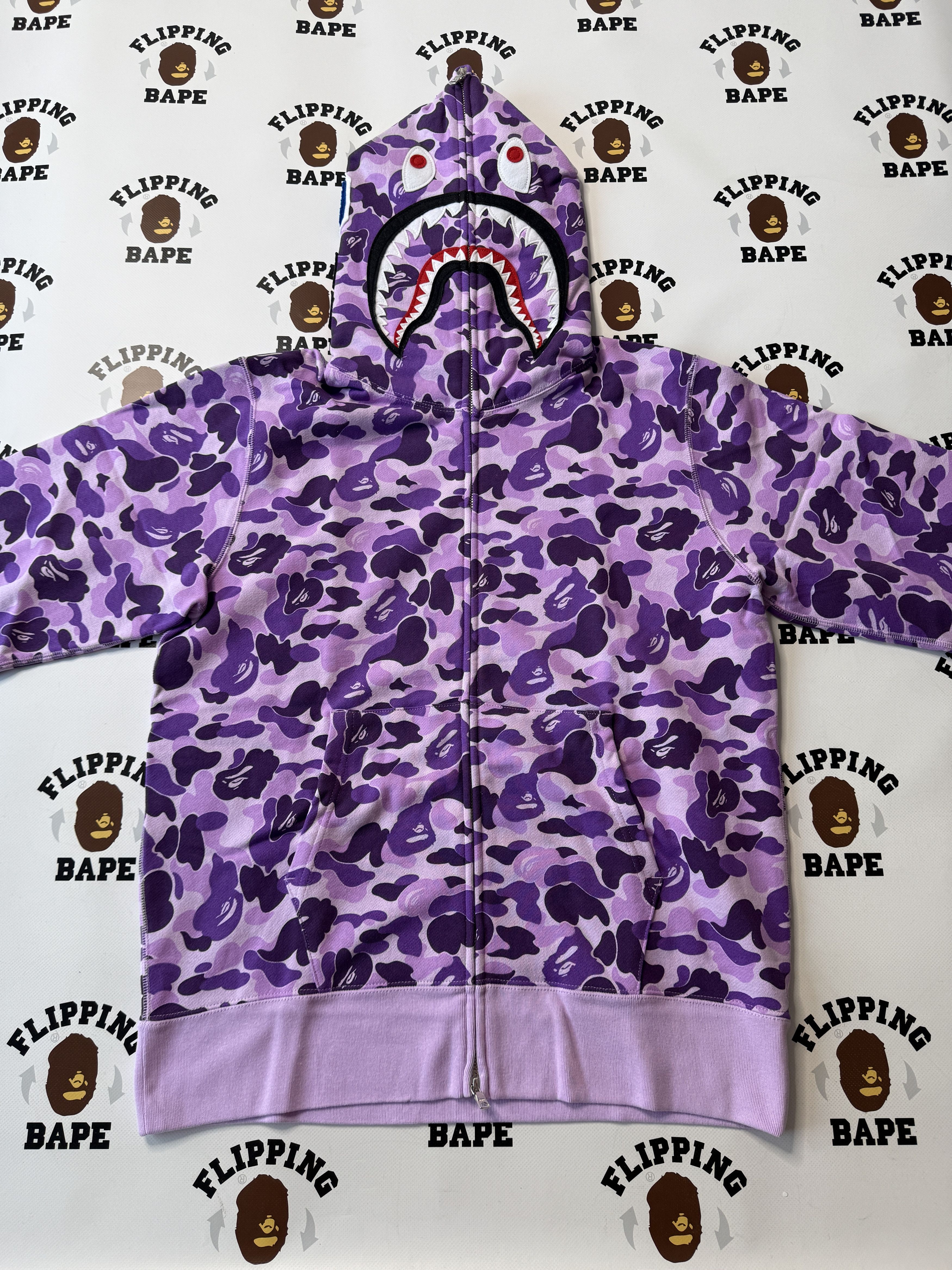 Bape BAPE STORE TAIPEI SHARK FULL ZIP HOODIE (2025) Size US L / EU 52-54 / 3 - 9 Thumbnail