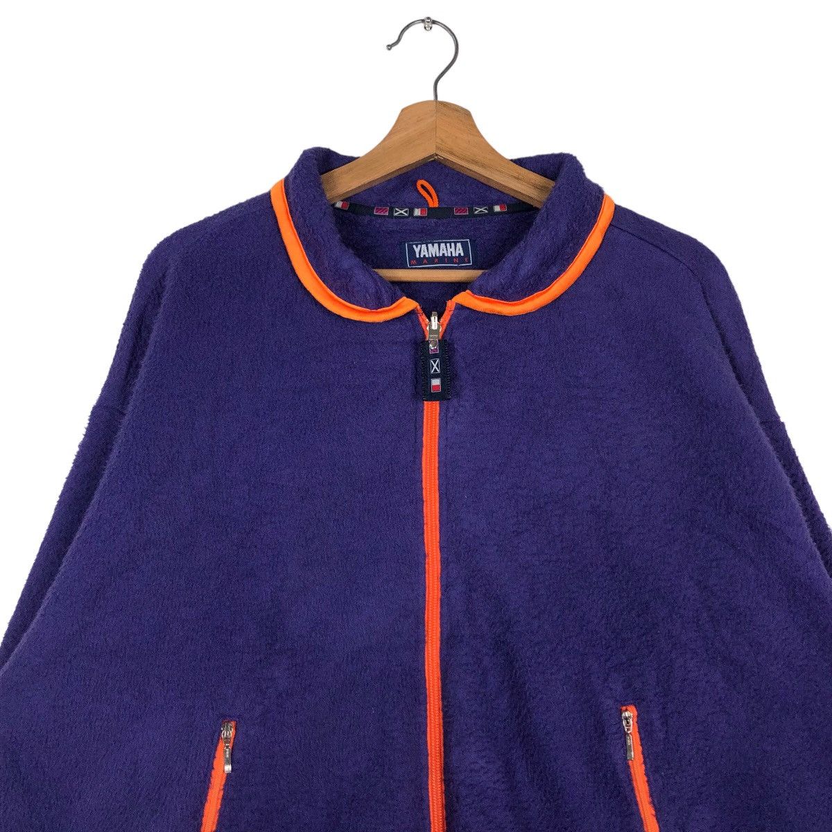 Japanese Brand 🔥Vintage Yamaha Fleece Zipper Jacket Racing Size US M / EU 48-50 / 2 - 3 Thumbnail
