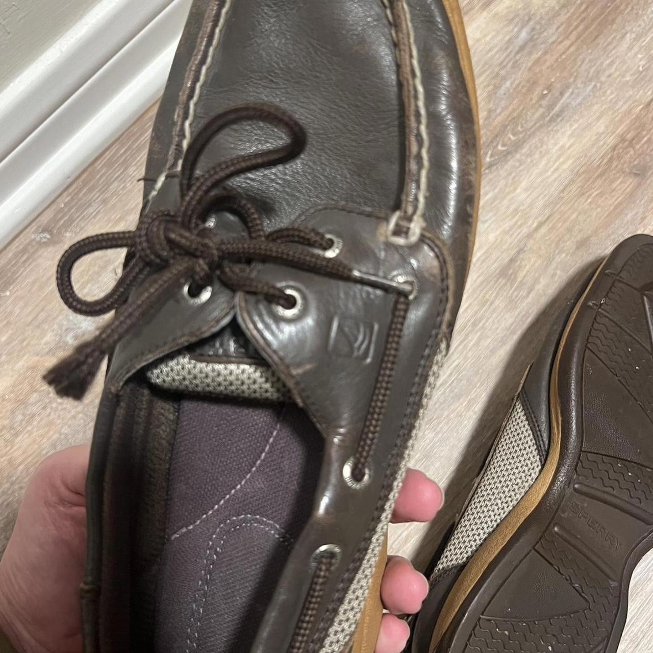Sperry Sperry Men's Brown and Black Boat-sho Size US 8 / EU 41 - 6 Thumbnail