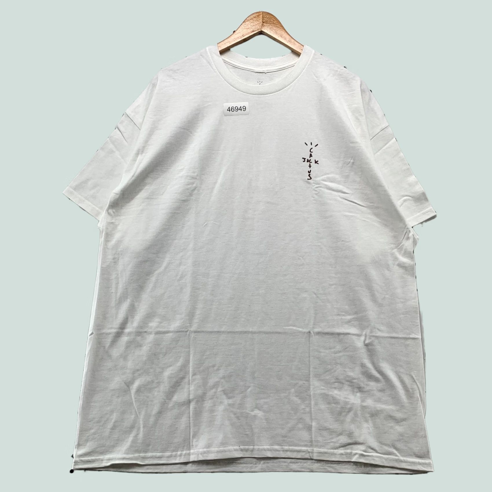 Travis Scott Cactus Jack Travis Scott T Shirt Mens White Essential Short Sleeve Skate Hip Hop 2XL Mens White Short Sleeve T-Shirt Size US XXL / EU 58 / 5 - 1 Thumbnail