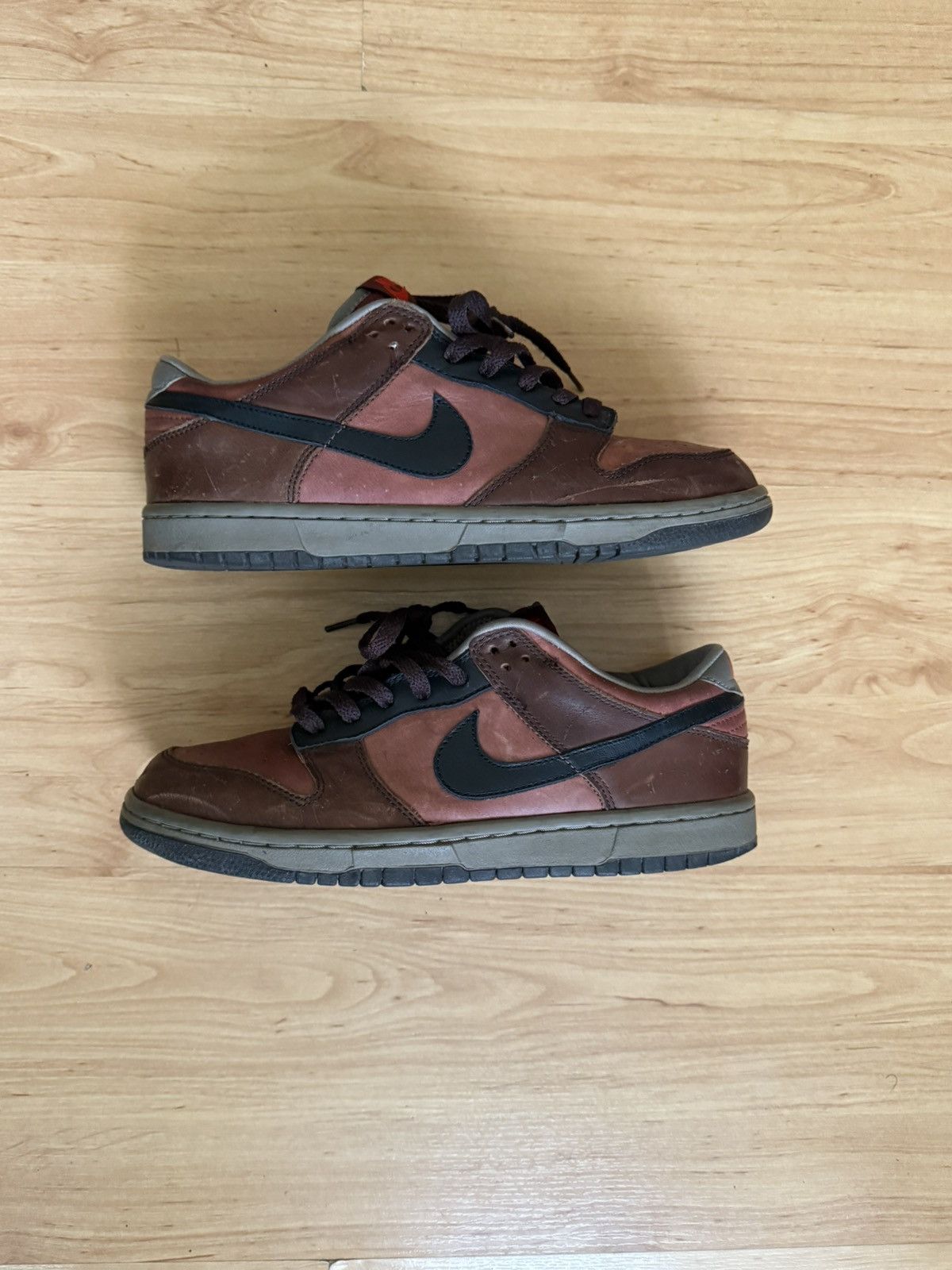 Nike 2005 Nike Dunk Low “Redwood Baroque Brown” Size US 8.5 / EU 41-42 - 6 Thumbnail