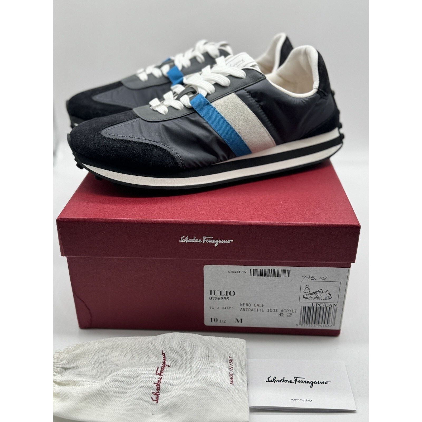 Salvatore Ferragamo Salvatore Ferragamo Iulio Sneakers sz. 10.5 us Size US 10.5 / EU 43-44 - 6 Thumbnail