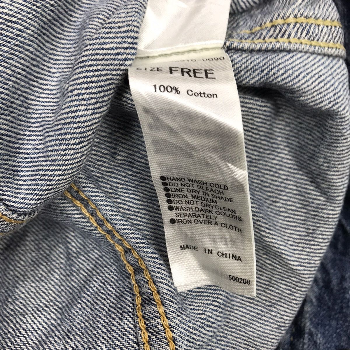 Japanese Brand SLY Women Distressed Denim Jacket SLY Jeans Size ONE SIZE - 10 Thumbnail