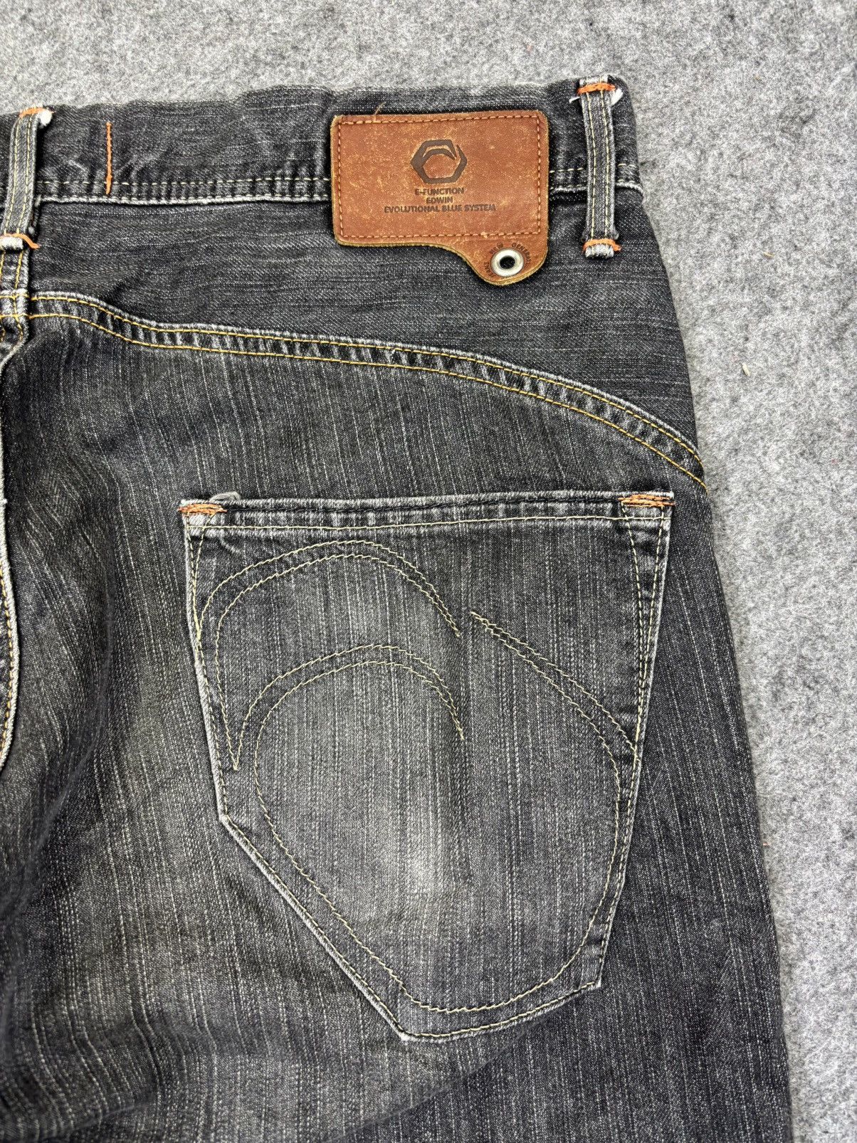 Edwin Insane 90s Style💥Edwin EFunction Baggy Wide Denim F908 Size US 35 - 9 Thumbnail