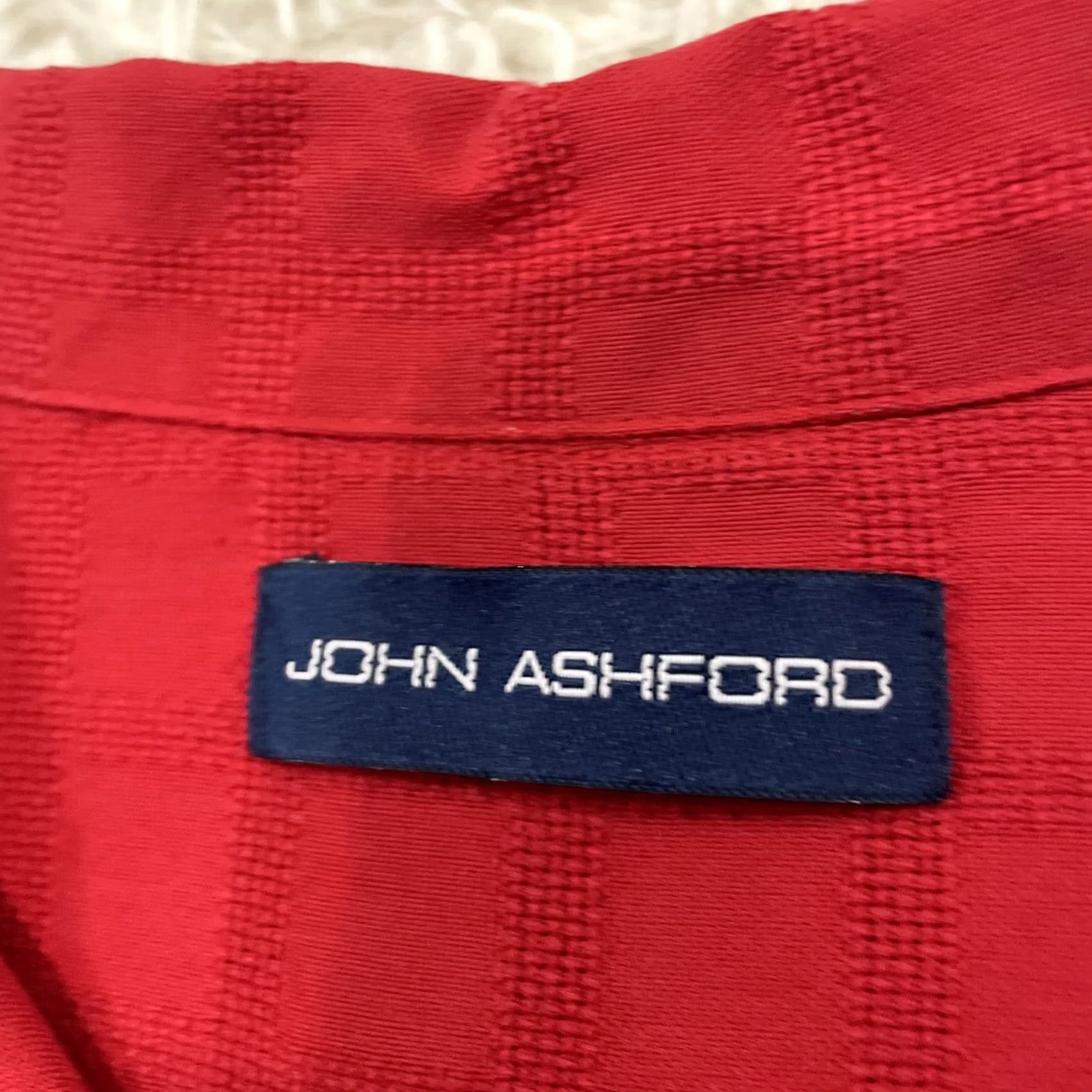 Vintage JOHN ASHFORD Vintage Button Shirt Men M Red 100% Silk Check Knit Relaxed Retro 70s 90s Knit Shirt Mens Red Silk Button Shirt Vintage Size US M / EU 48-50 / 2 - 4 Thumbnail