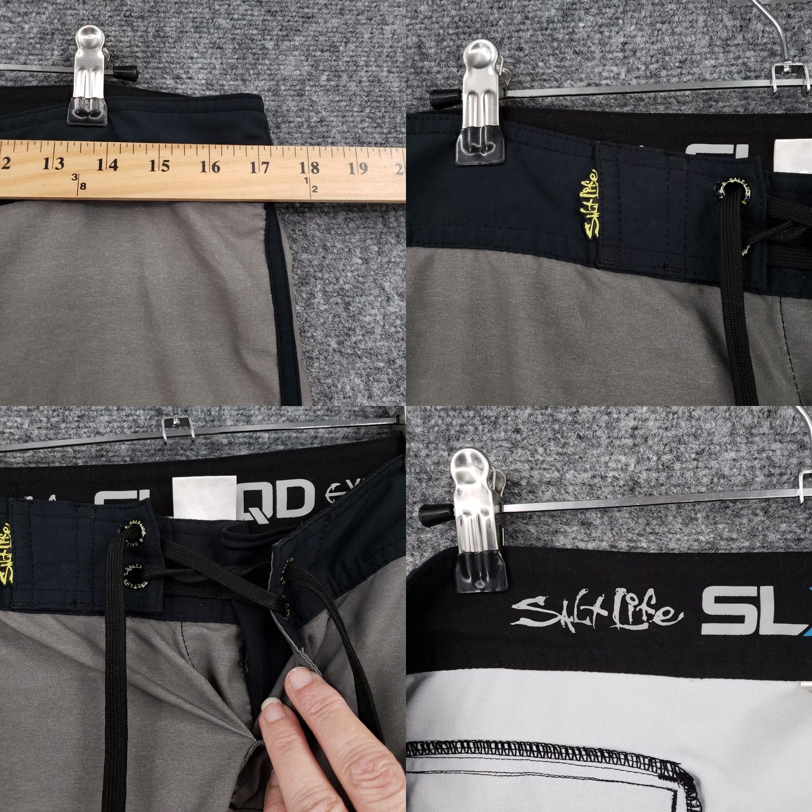 Vintage Salt Life Yellow Trunks Shorts Men 32 SLX-QD Vapor Stretch Boardshorts Swim Surf Size US 32 / EU 48 - 8 Thumbnail