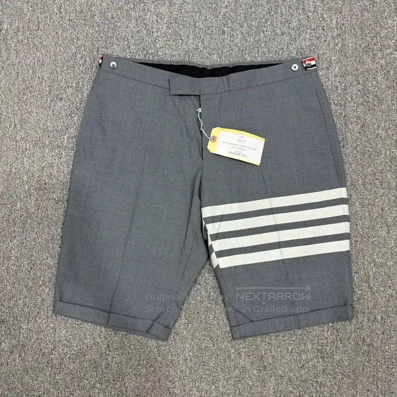 Thom Browne Thom Browne Gray Polyester Men's Shorts . Size US 31 - 1 Thumbnail
