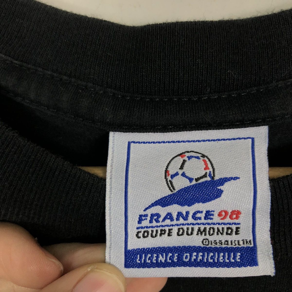 Adidas 🔥Vintage 98 France Coupe Du Monde Adidas Big Logo T-Shirt Size US L / EU 52-54 / 3 - 9 Thumbnail