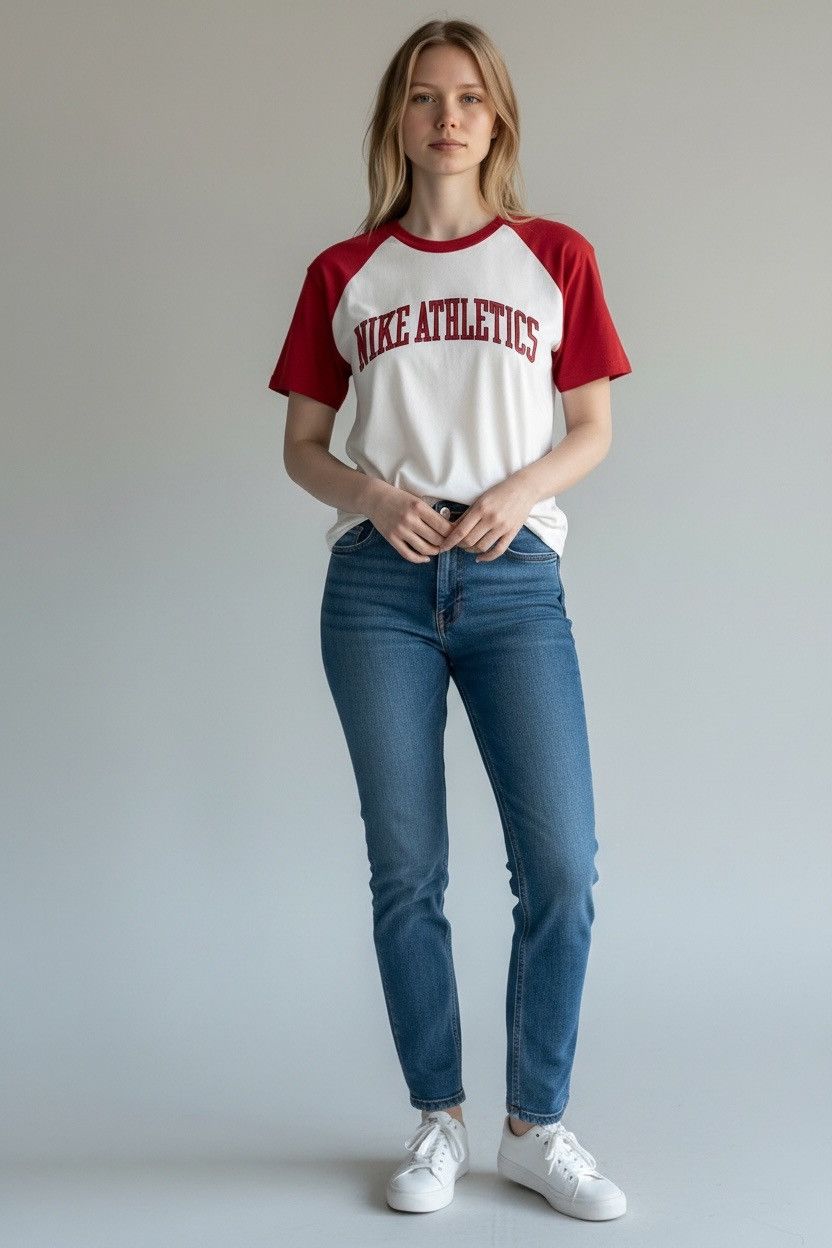 Nike Vintage Y2K Nike Tee Rubber Lettering 2000s T-Shirt Unisex Size US XL / EU 56 / 4 - 1 Thumbnail