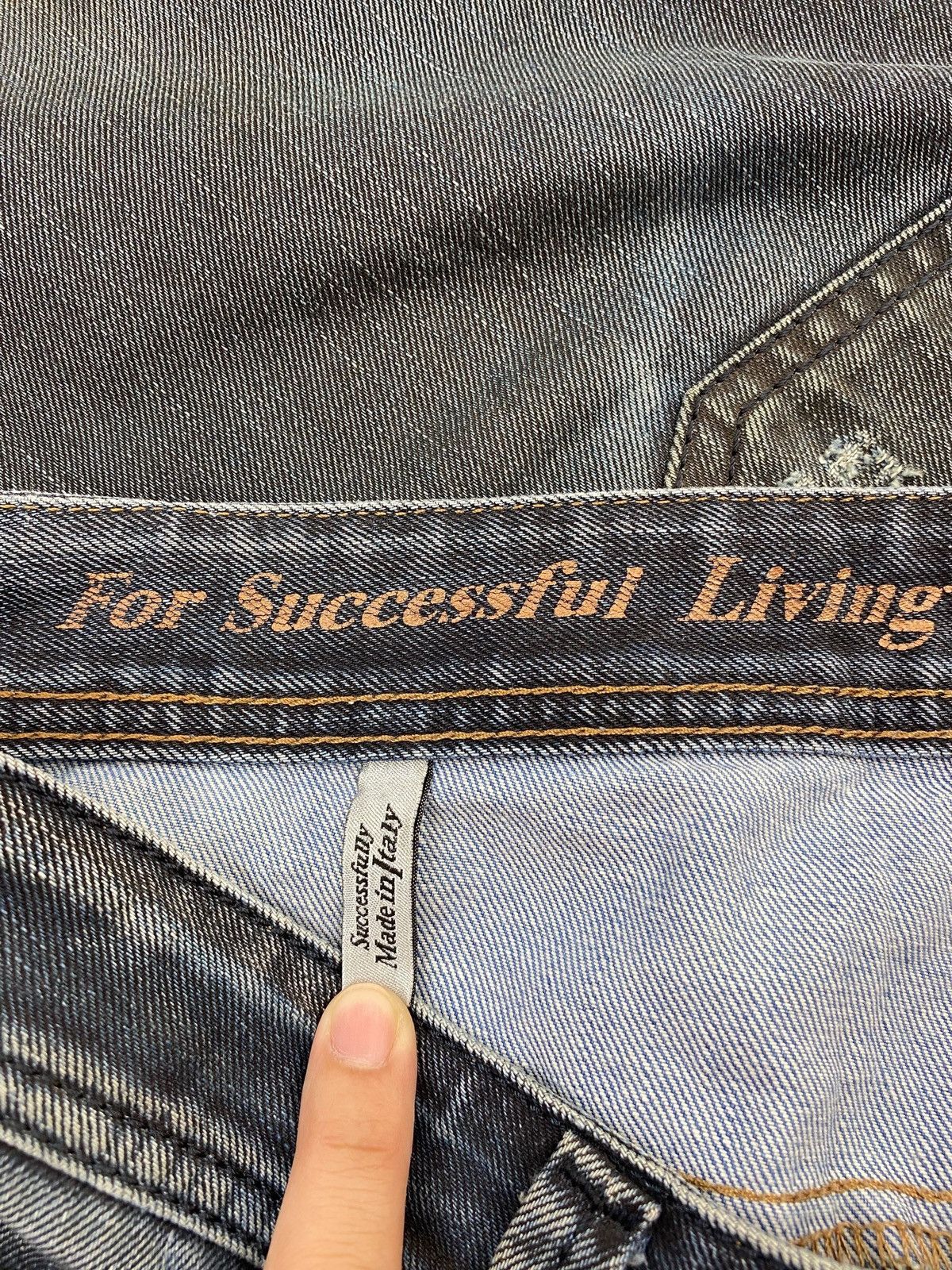 Diesel Diesel Darron Grunge Faded Ripped Style Jeans Size US 34 / EU 50 - 13 Thumbnail