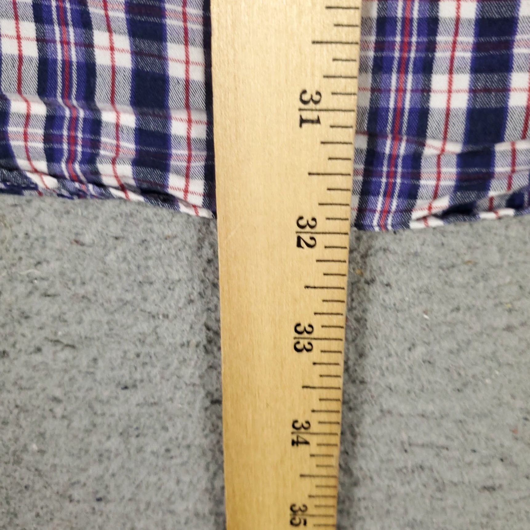 Ralph Lauren VINTAGE Ralph Lauren Shirt Mens Large Long Sleeve Collared Button-Up Cotton Plaid Purple Blue Classic Size US L / EU 52-54 / 3 - 5 Thumbnail