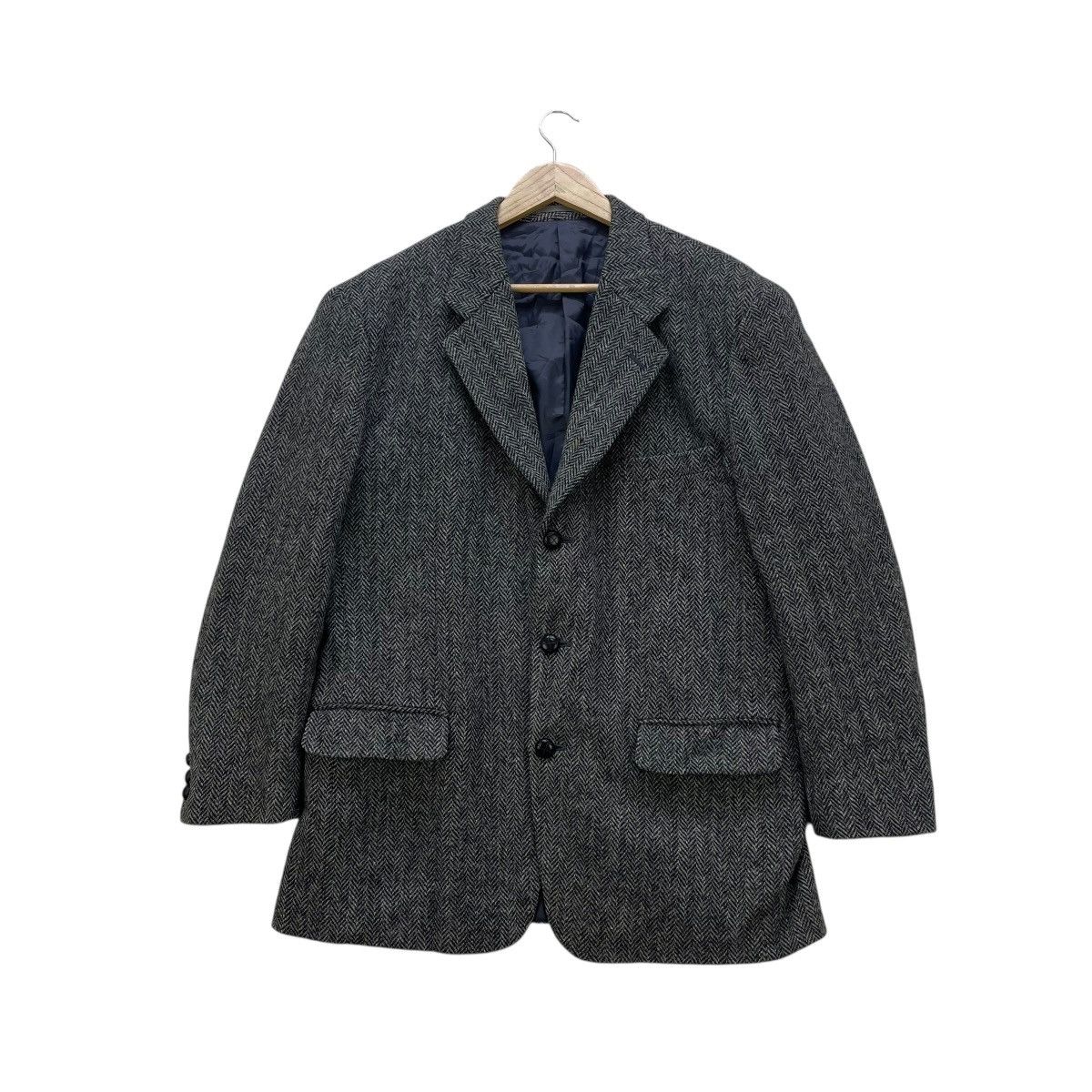 Harris Tweed 💥Vintage Harris Tweed Herringbone Jacket Size US M / EU 48-50 / 2 - 1 Thumbnail