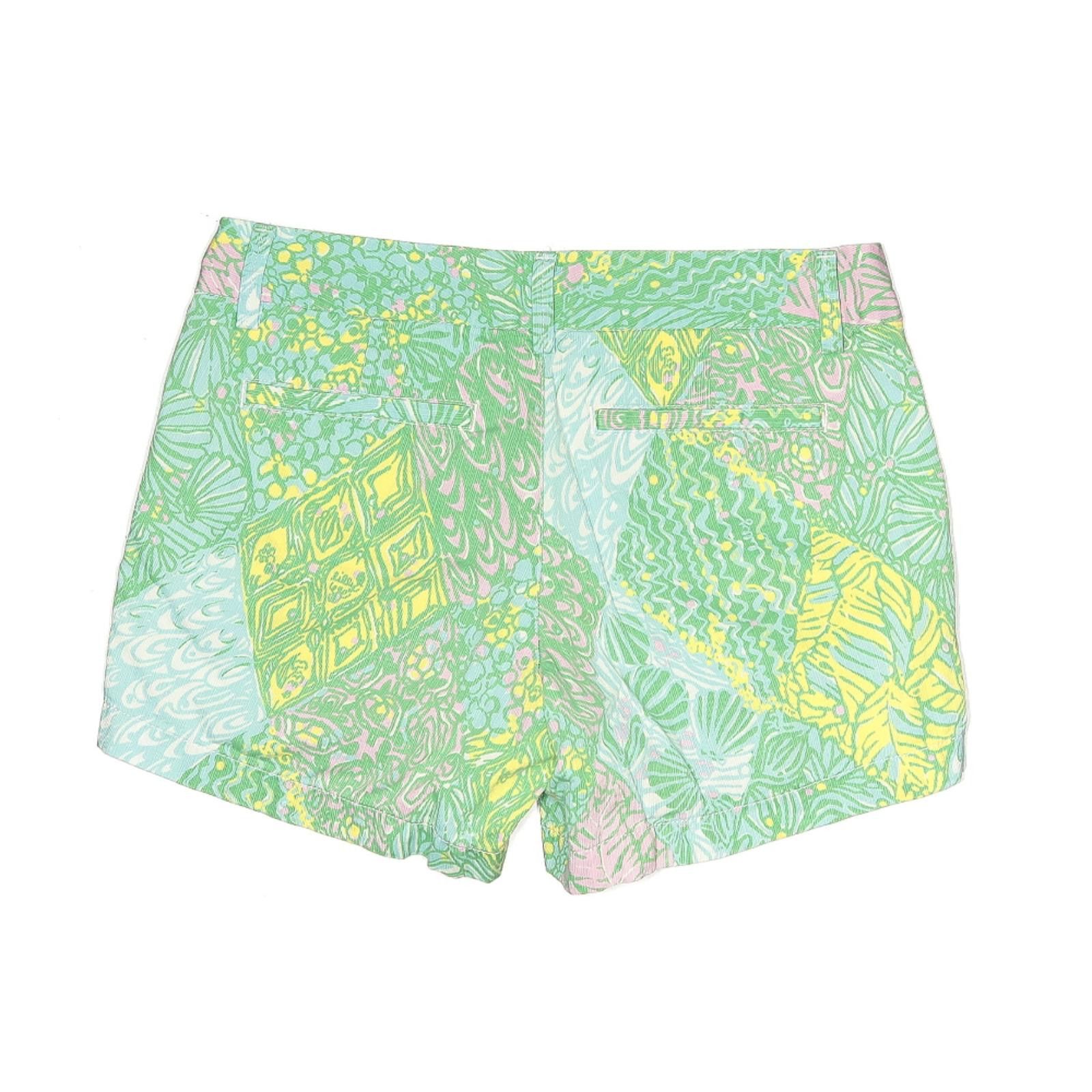 Other Lilly Pulitzer Size 2 Printed Green The Callahan 5" Shorts Size 26" / US 2 / IT 38 - 2 Thumbnail