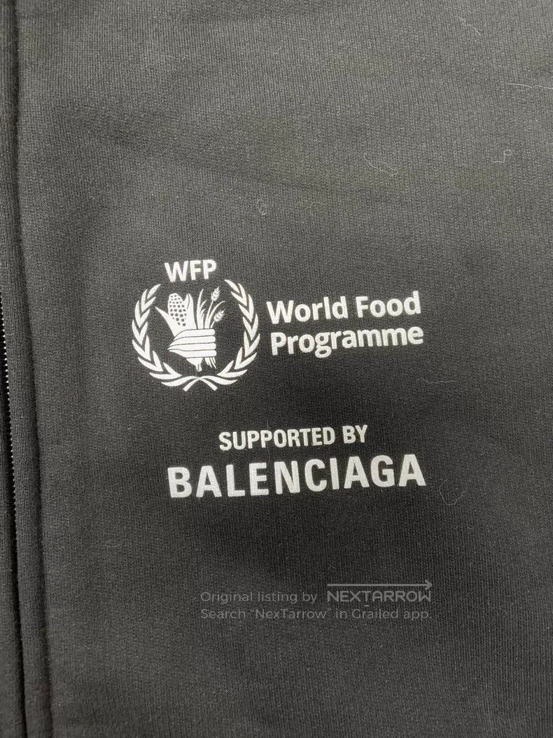 Balenciaga Balenciaga Faded Fleece Zip-Up Hooded Outdoor Sweatshirt Size US S / EU 44-46 / 1 - 3 Thumbnail