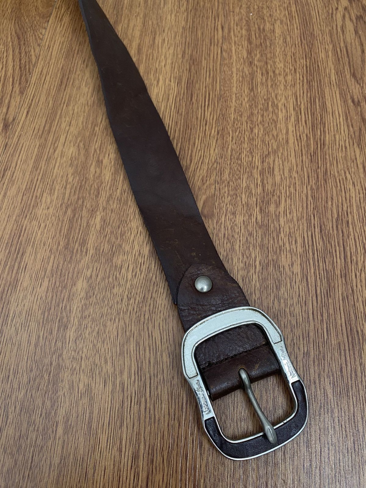 Japanese Brand Numbe (N)ine Leather belt Size ONE SIZE - 4 Thumbnail