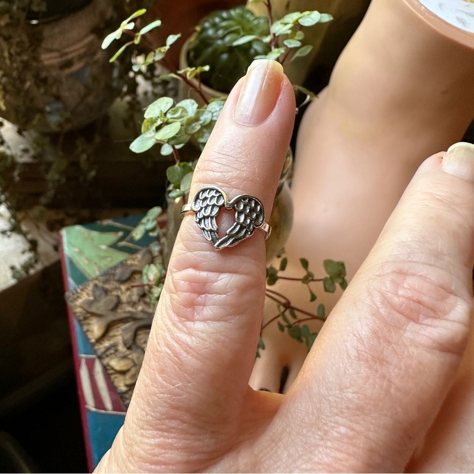 The Unbranded Brand Angel Wings Sterling Silver Toe Ring Size ONE SIZE - 2 Thumbnail